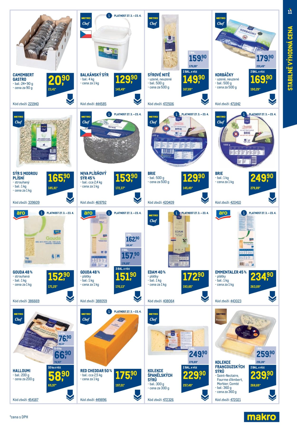 Leták MAKRO - 27.3.2024 - 21.5.2024. Strana 11
