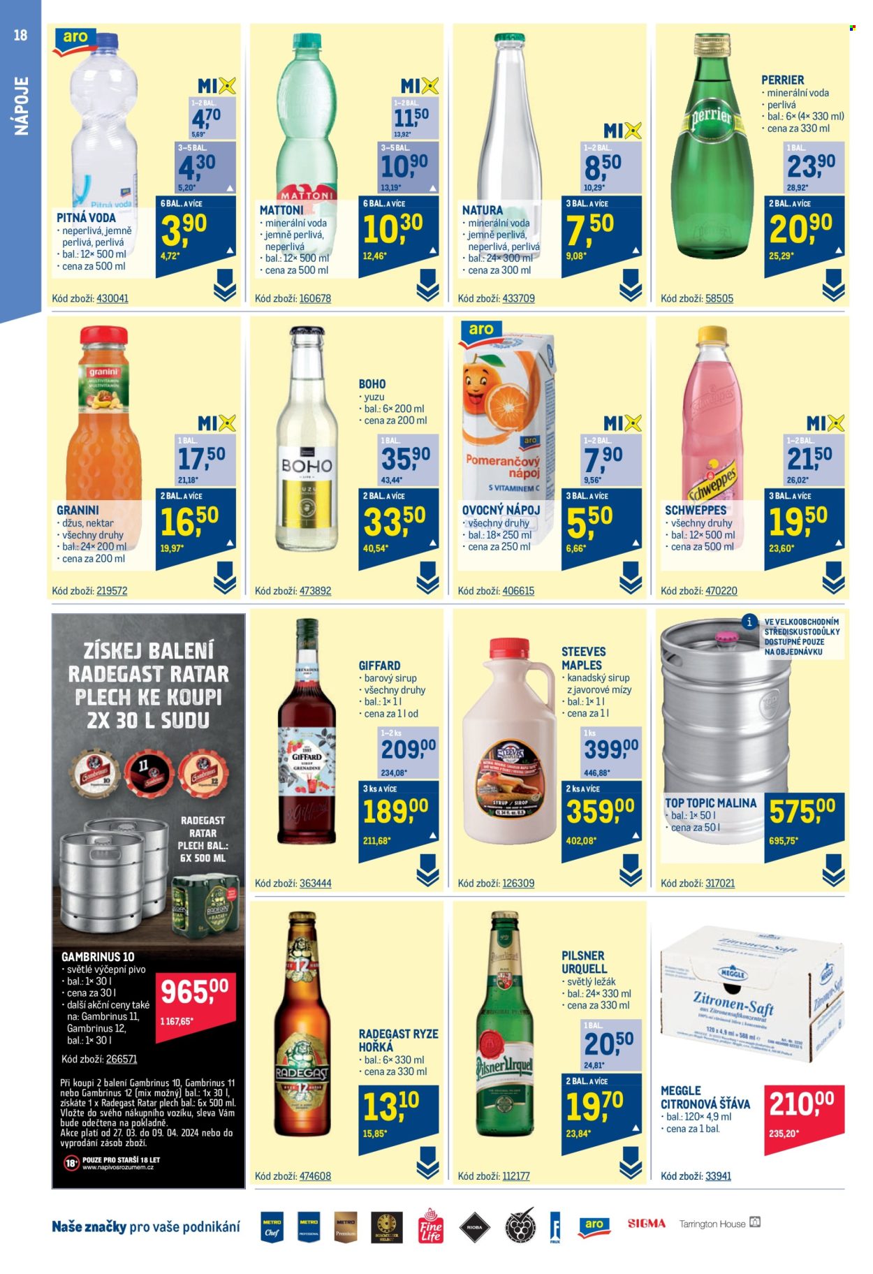 Leták MAKRO - 27.3.2024 - 9.4.2024. Strana 18