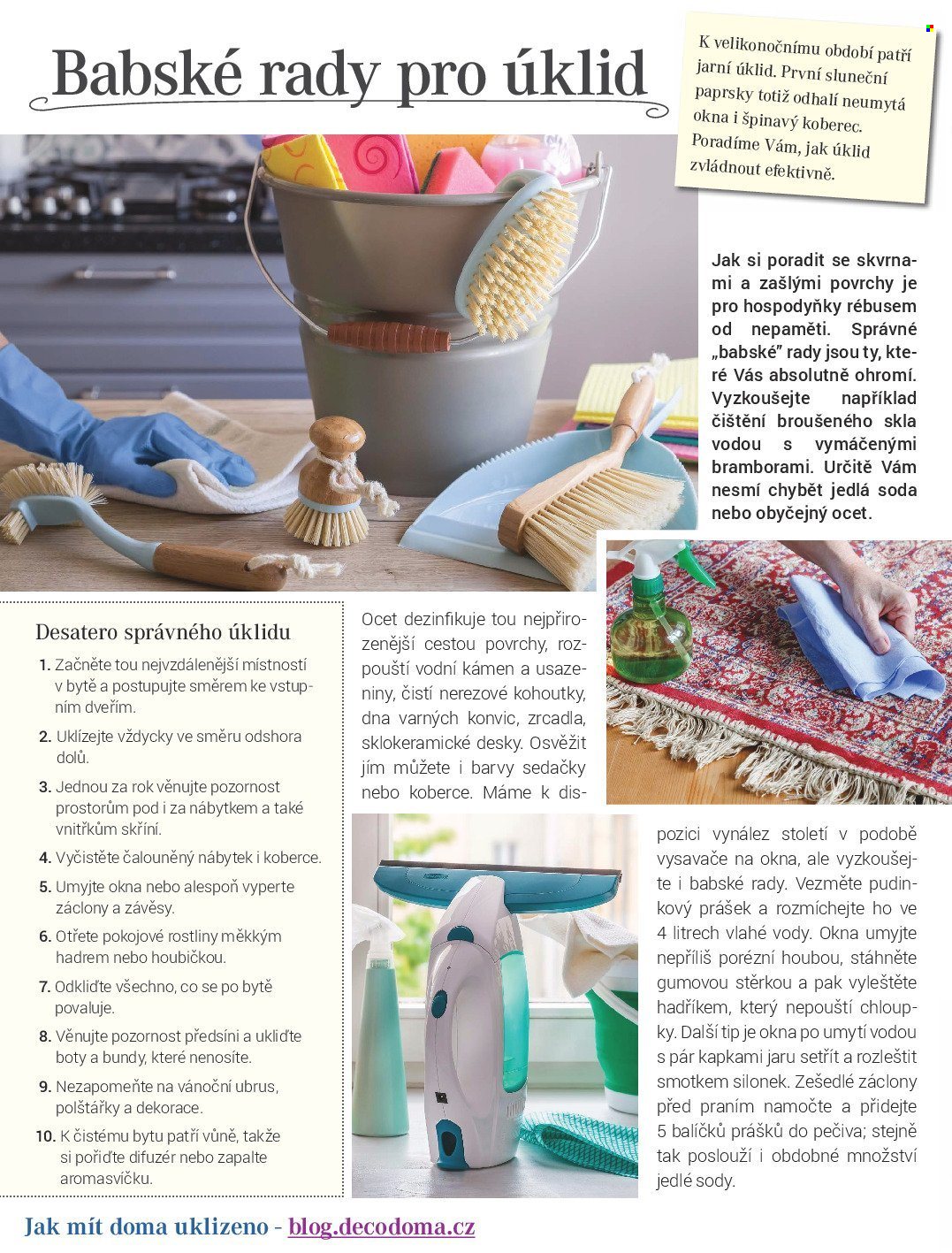Leták decoDoma. Strana 10