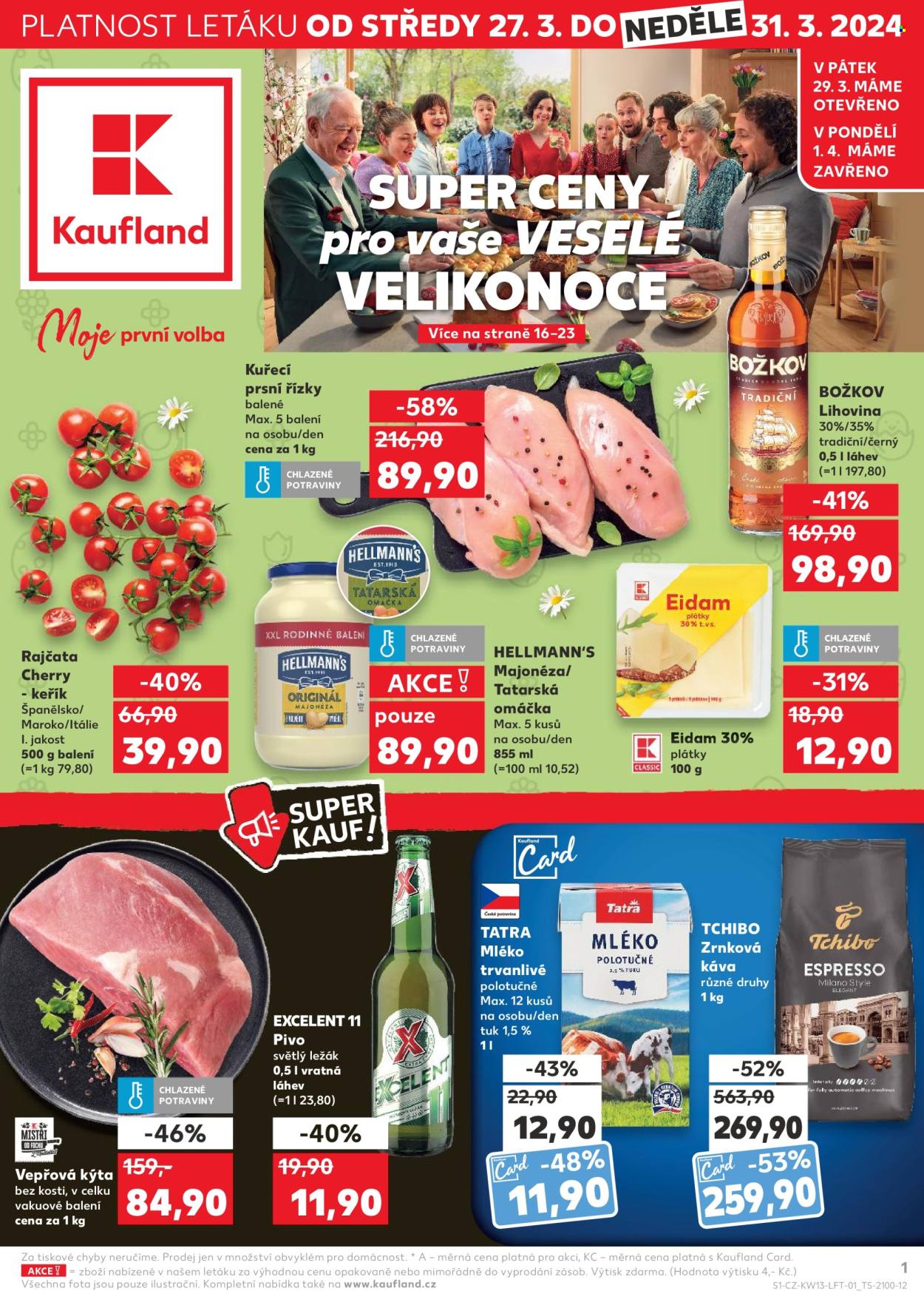 Leták Kaufland - 27.3.2024 - 31.3.2024. Strana 1