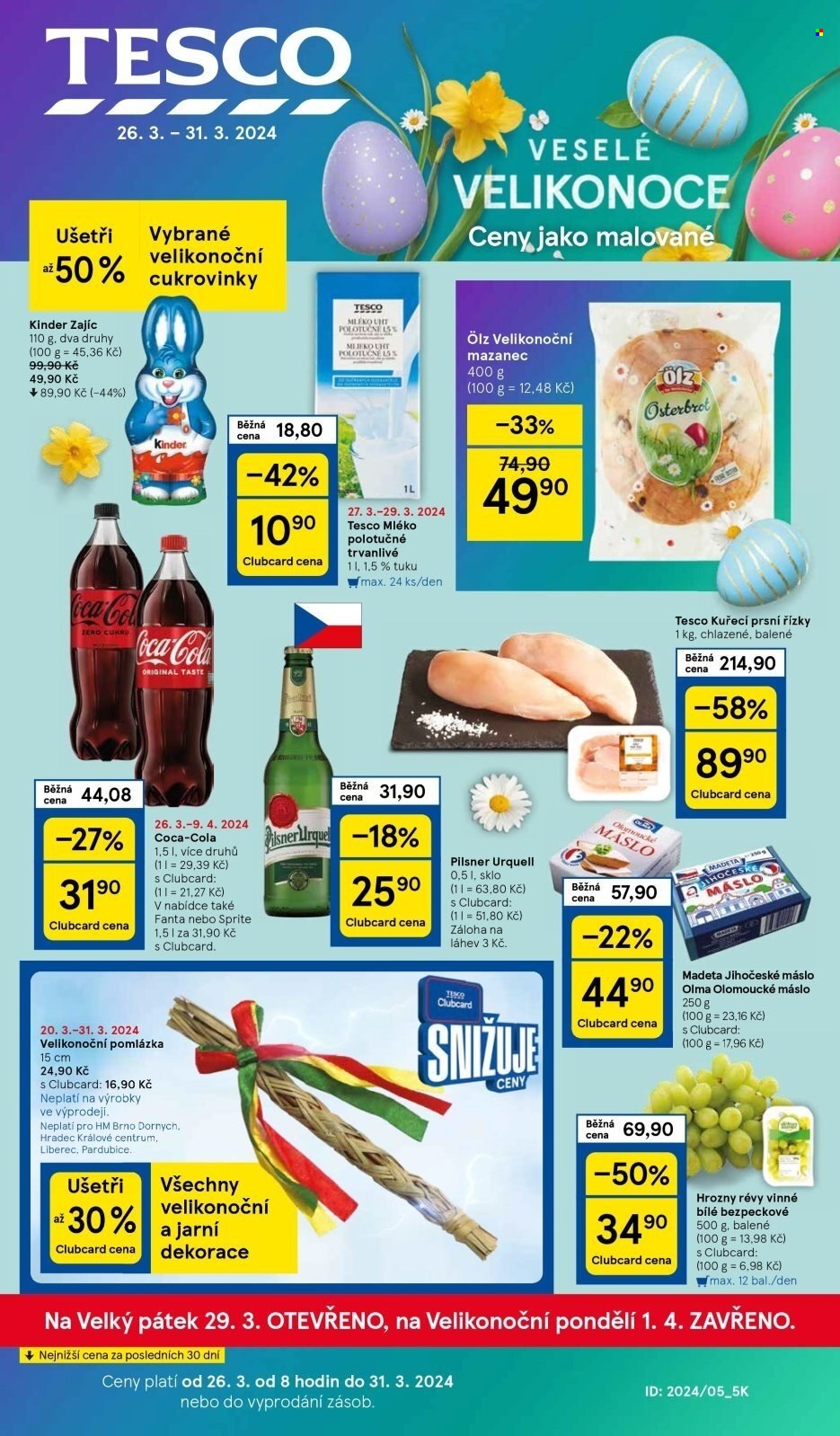 Leták TESCO - 26.3.2024 - 31.3.2024. Strana 1