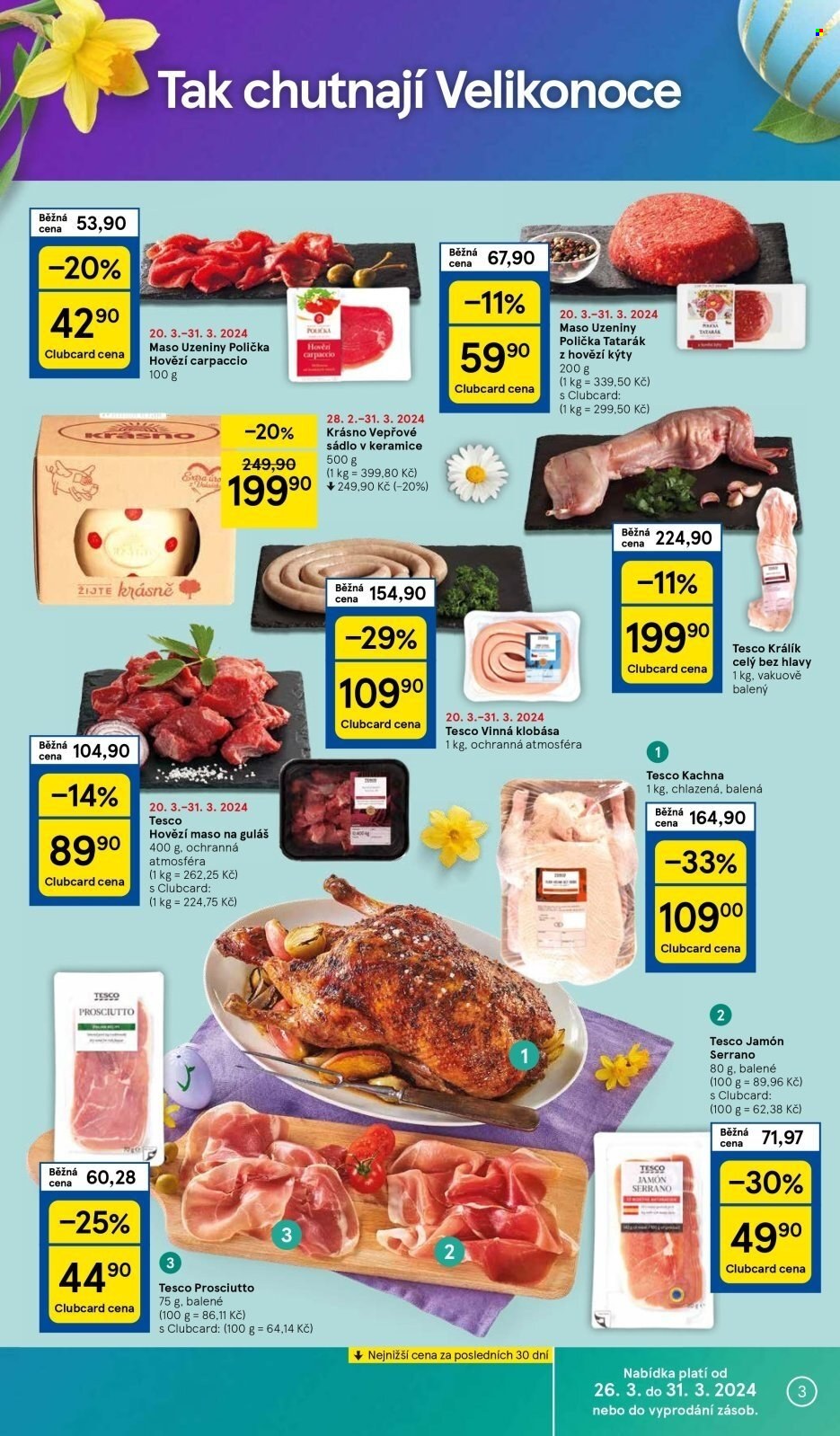 Leták TESCO - 26.3.2024 - 31.3.2024. Strana 3