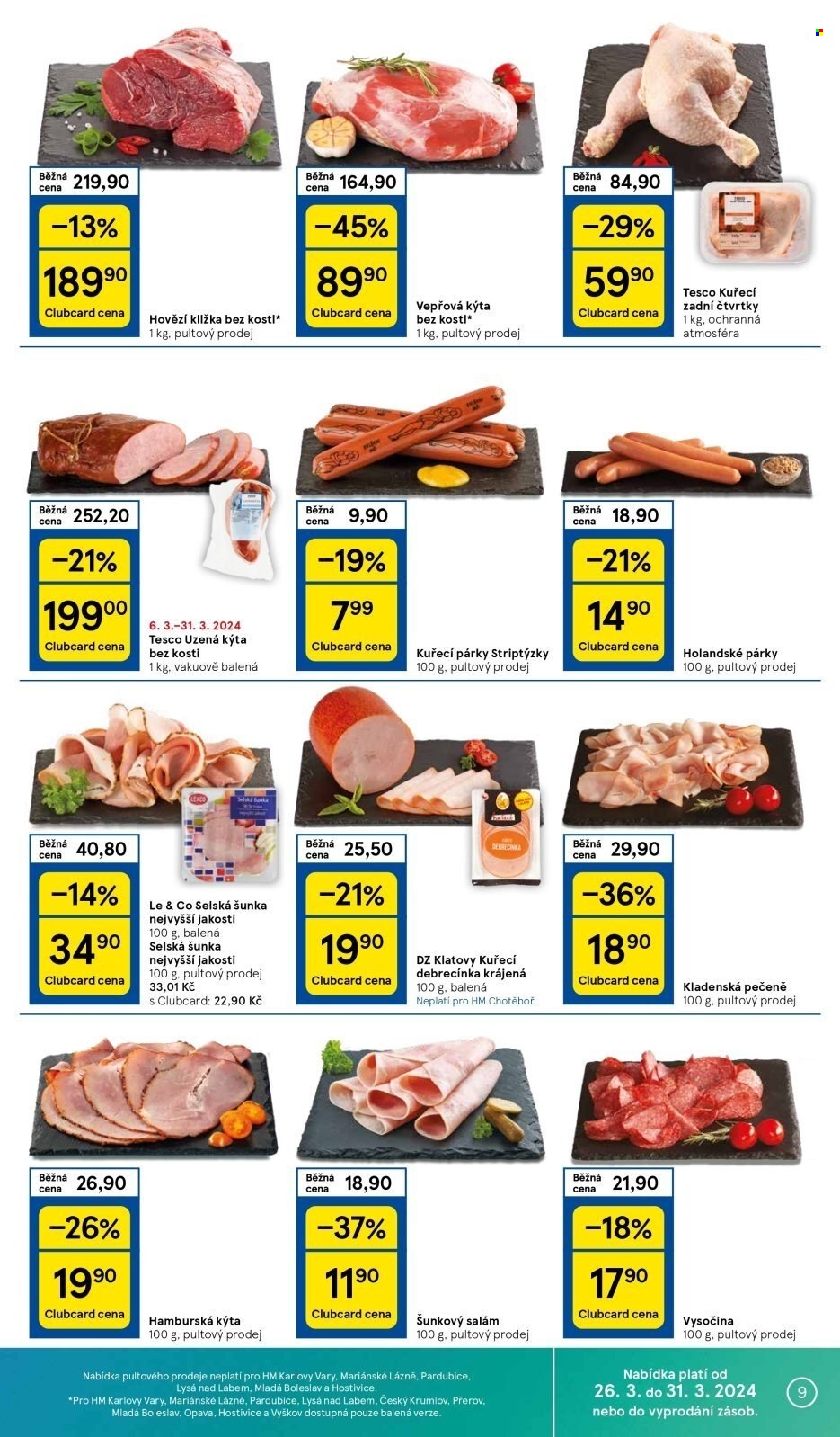 Leták TESCO - 26.3.2024 - 31.3.2024. Strana 9