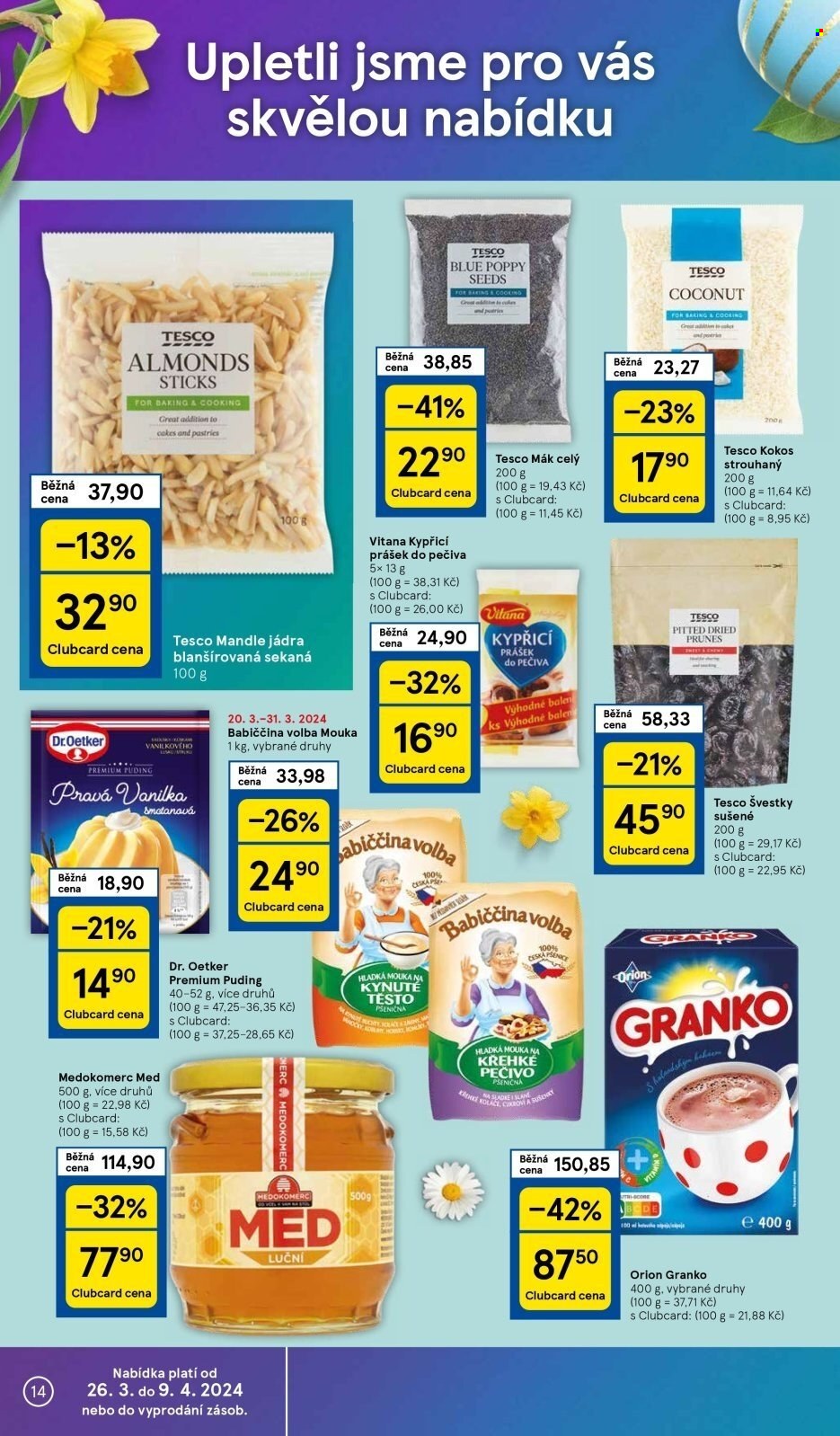 Leták TESCO - 26.3.2024 - 31.3.2024. Strana 14