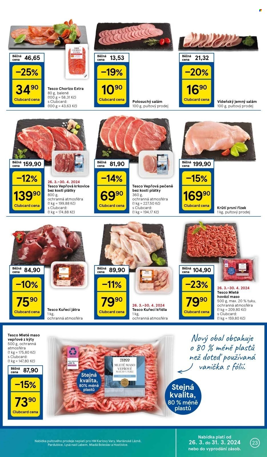 Leták TESCO - 26.3.2024 - 31.3.2024. Strana 23