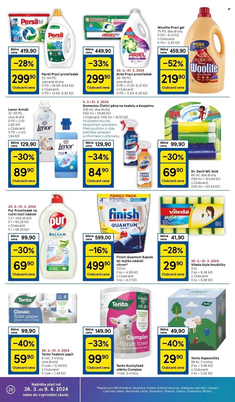 Leták TESCO - 26.3.2024 - 31.3.2024. Strana 28