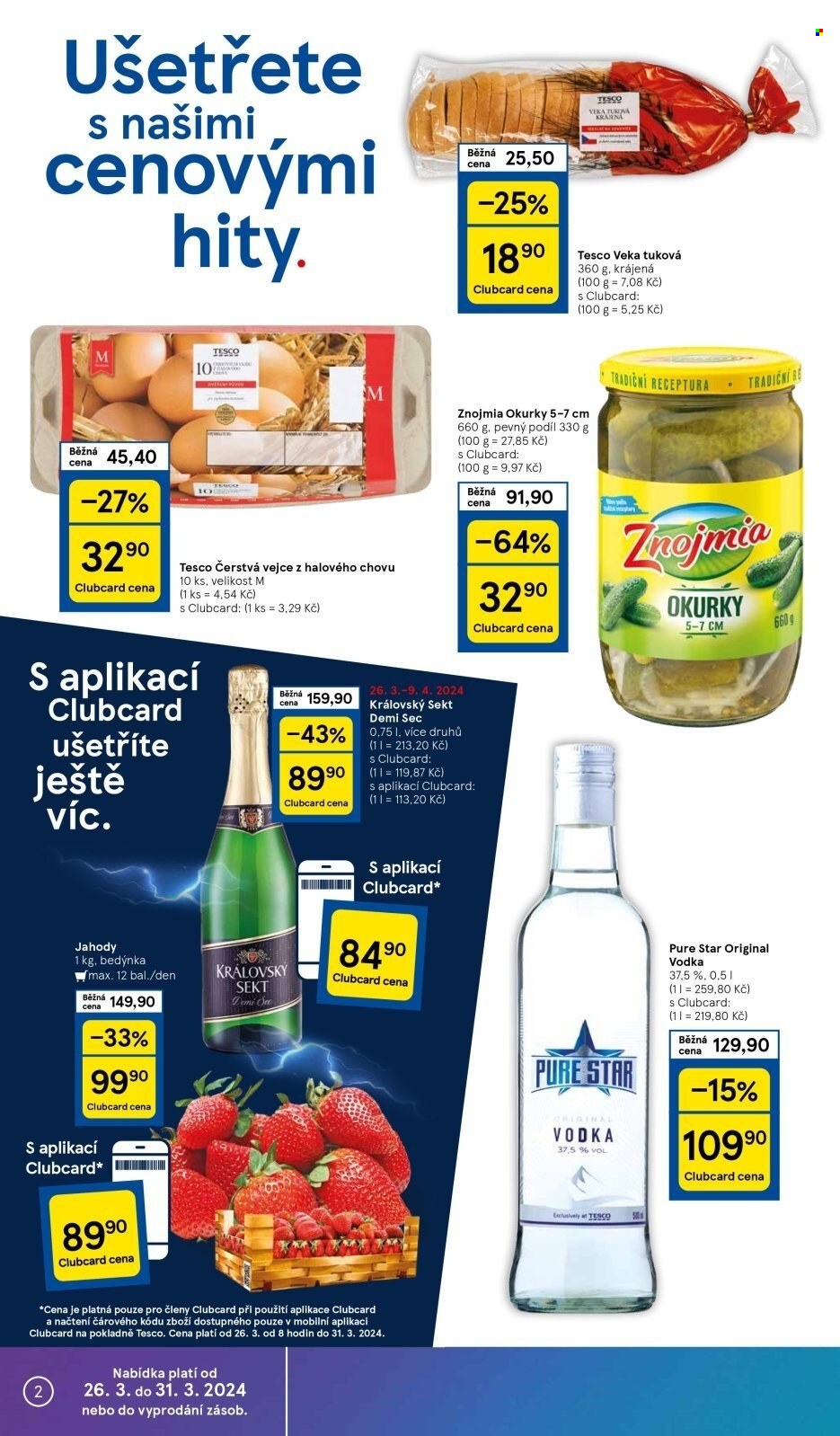 Leták TESCO supermarket - 26.3.2024 - 31.3.2024. Strana 2