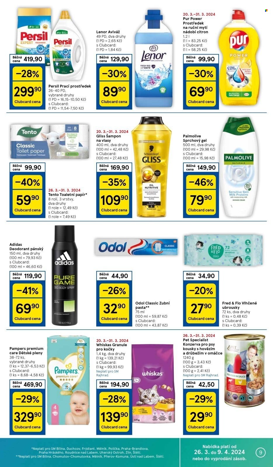 Leták TESCO supermarket - 26.3.2024 - 31.3.2024. Strana 9