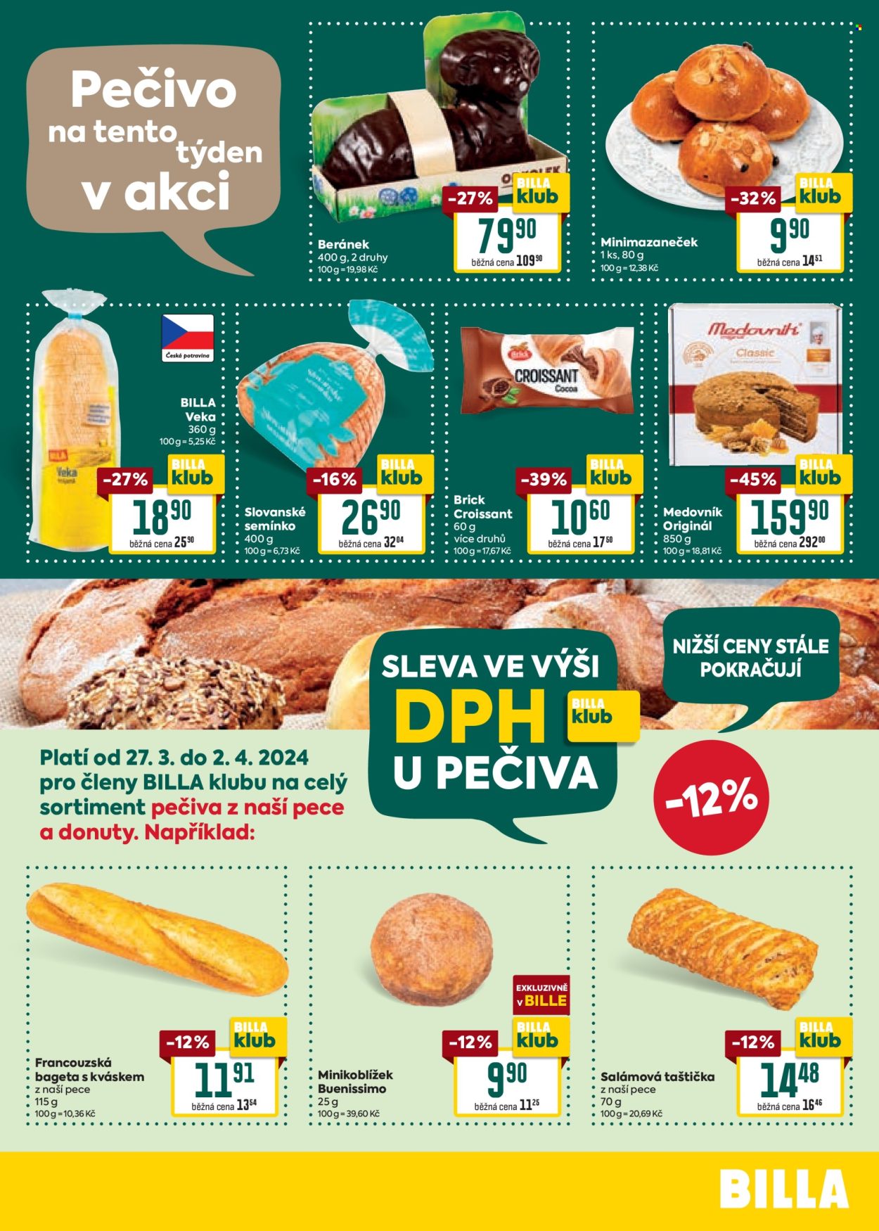 Leták BILLA - 27.3.2024 - 2.4.2024. Strana 3