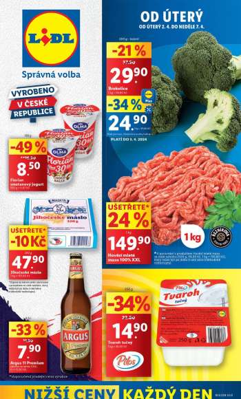 Leták Lidl - 2.4.2024 - 7.4.2024.