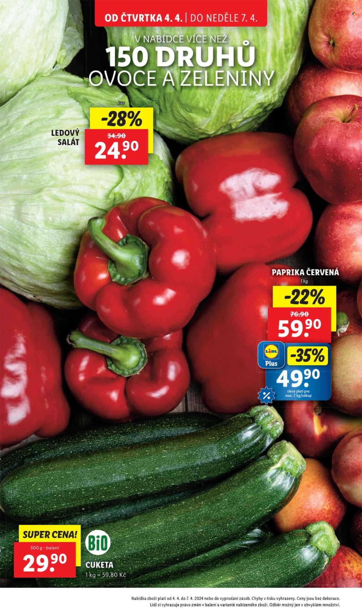Leták Lidl - 4.4.2024 - 7.4.2024. Strana 4