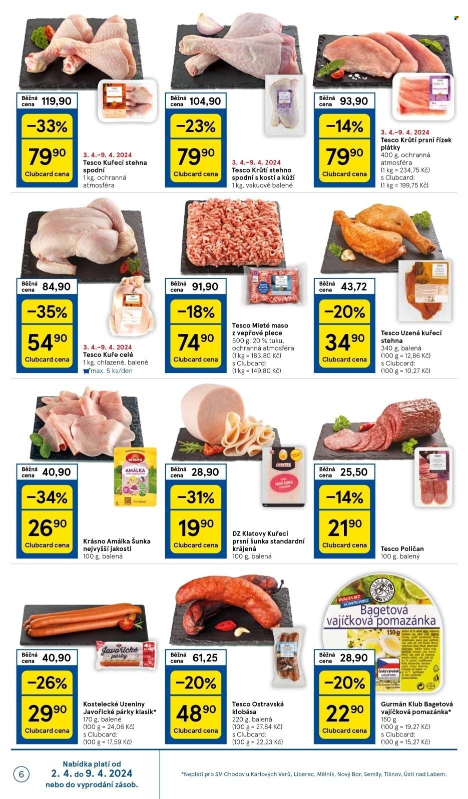 Leták TESCO supermarket - 2.4.2024 - 9.4.2024. Strana 6