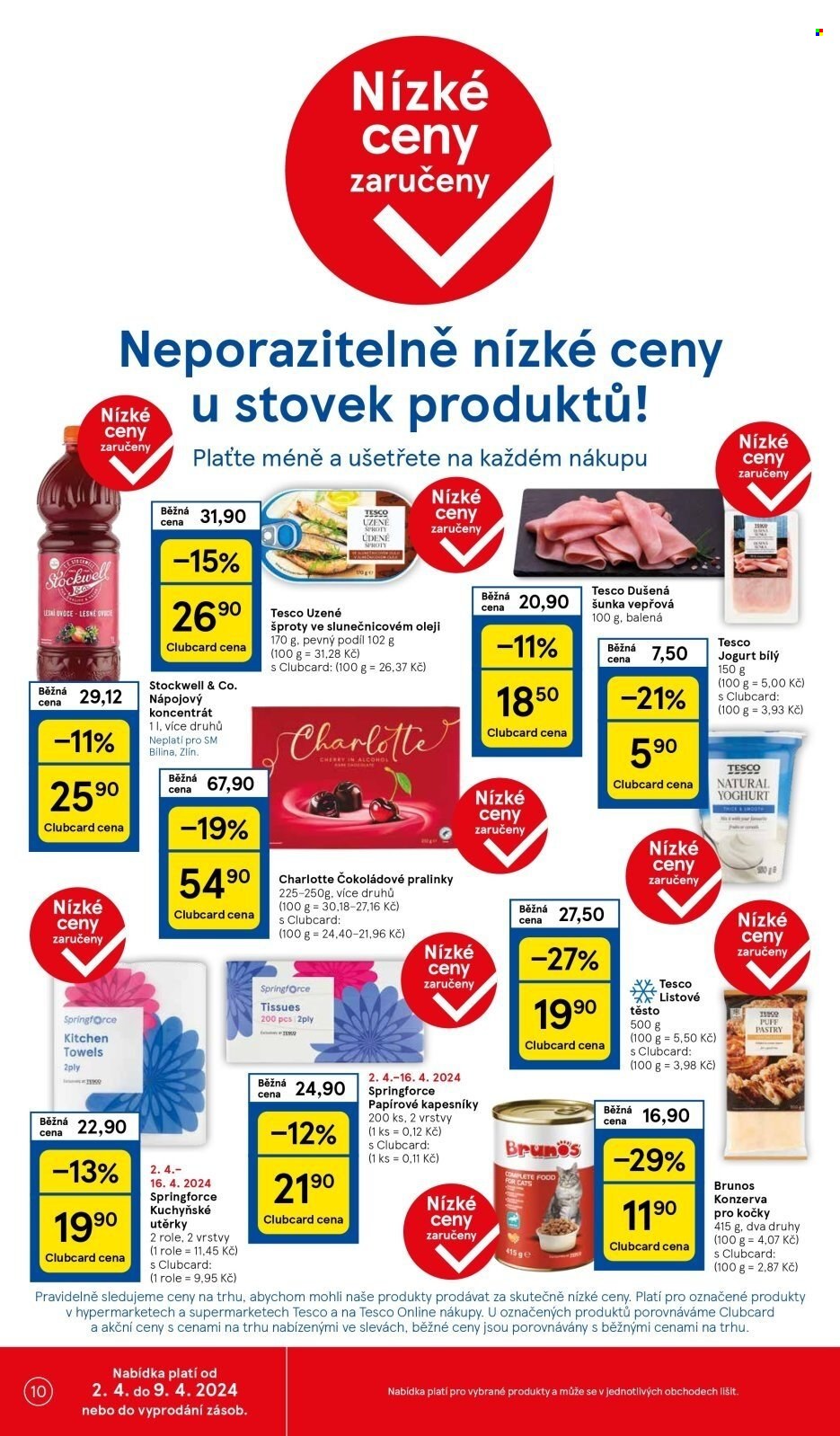 Leták TESCO supermarket - 2.4.2024 - 9.4.2024. Strana 10