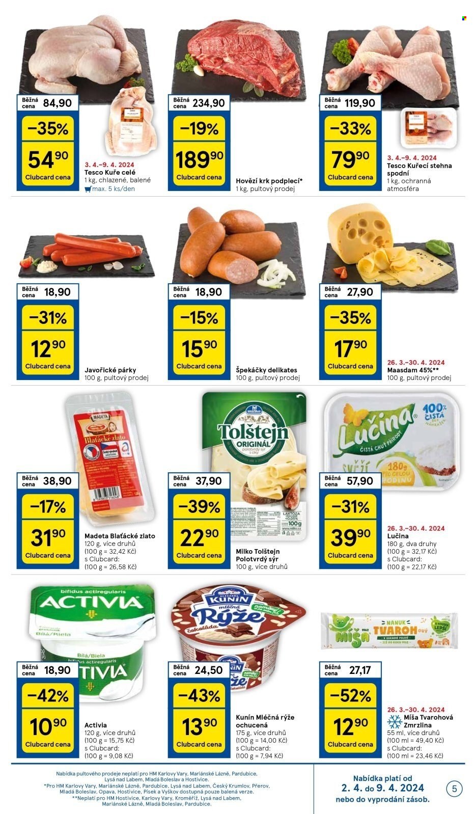 Leták TESCO - 2.4.2024 - 9.4.2024. Strana 5