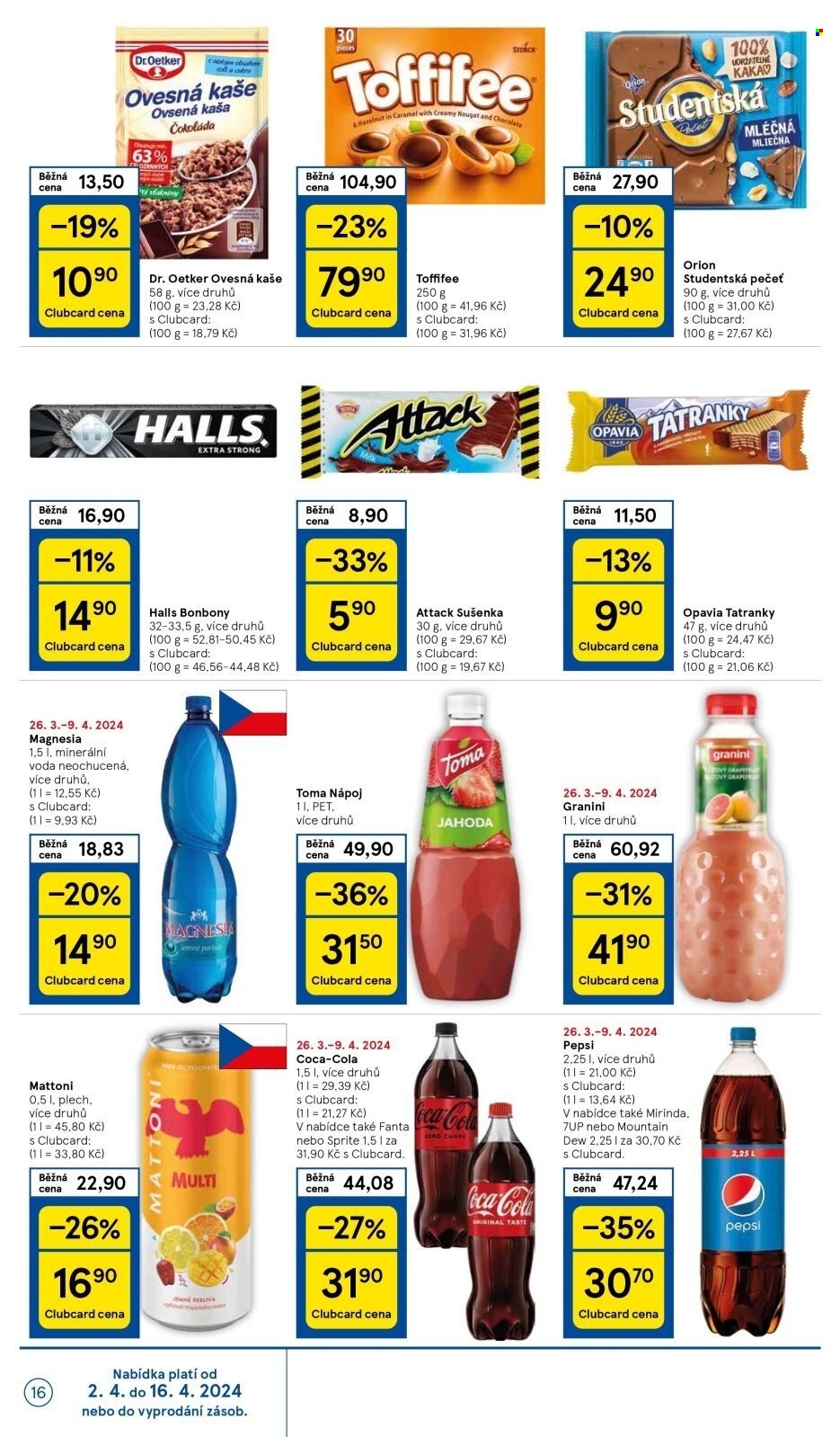 Leták TESCO - 2.4.2024 - 9.4.2024. Strana 16