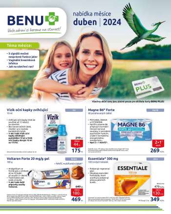 Leták BENU Lékárna - 1.4.2024 - 30.4.2024.