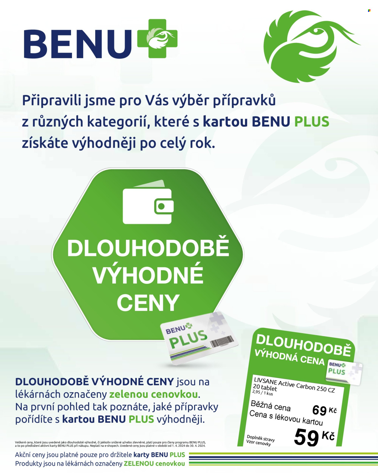 Leták BENU Lékárna - 1.4.2024 - 30.4.2024. Strana 8