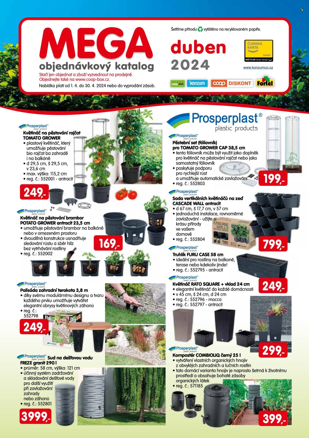 Leták Konzum - 1.4.2024 - 30.4.2024. Strana 1