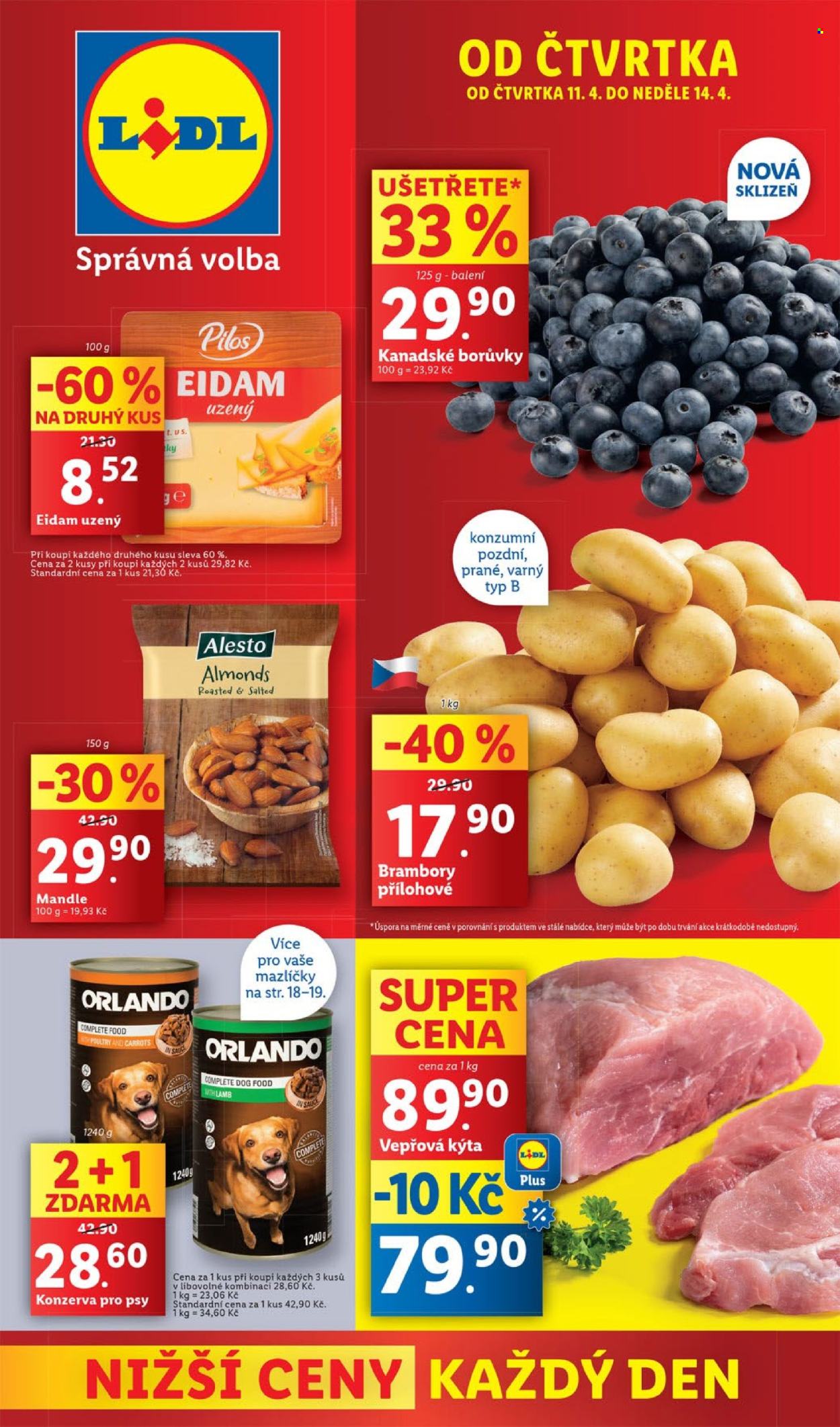 Leták Lidl - 11.4.2024 - 14.4.2024. Strana 1
