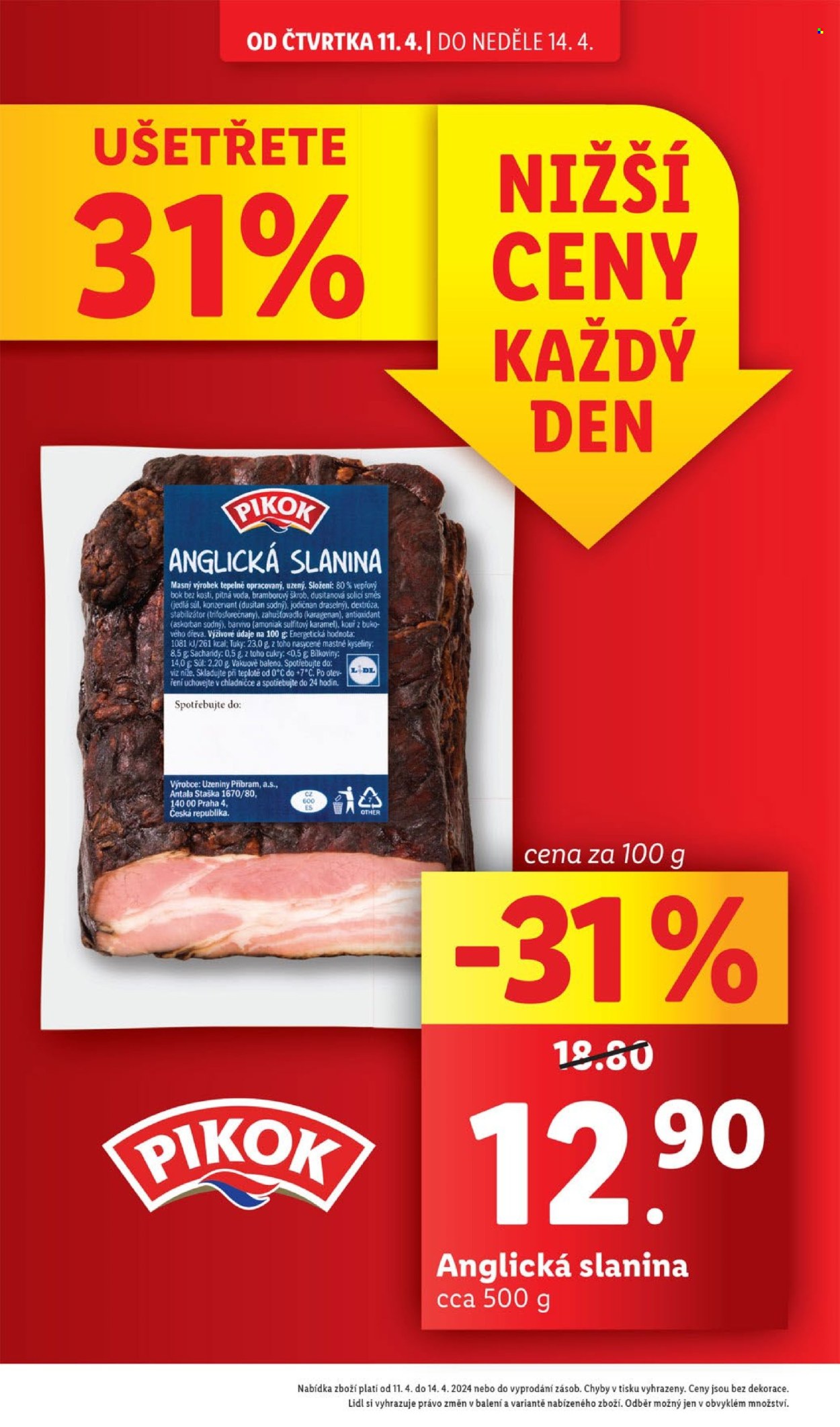 Leták Lidl - 11.4.2024 - 14.4.2024. Strana 6