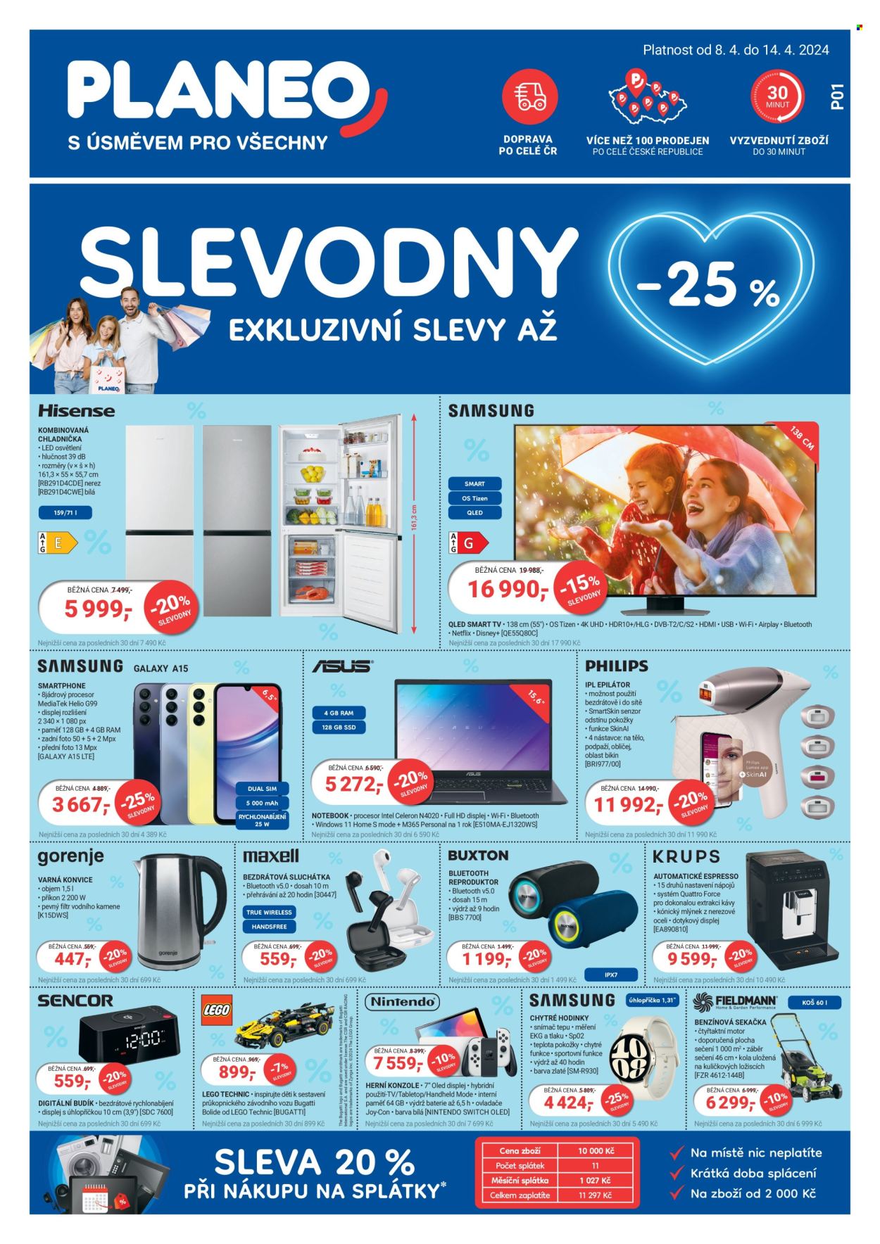 Leták PLANEO Elektro - 8.4.2024 - 14.4.2024. Strana 1