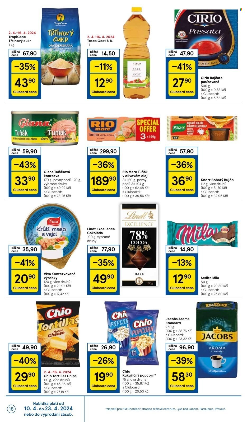 Leták TESCO - 10.4.2024 - 16.4.2024. Strana 18