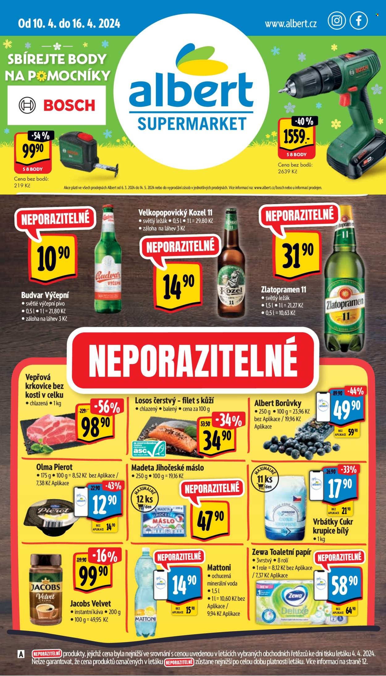 Leták Albert Supermarket - 10.4.2024 - 16.4.2024. Strana 1