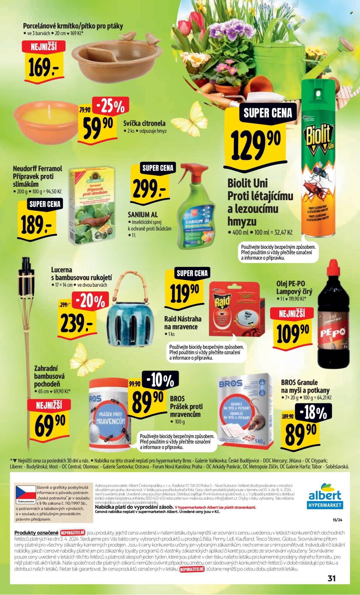 Leták Albert Hypermarket - 10.4.2024 - 16.4.2024. Strana 33