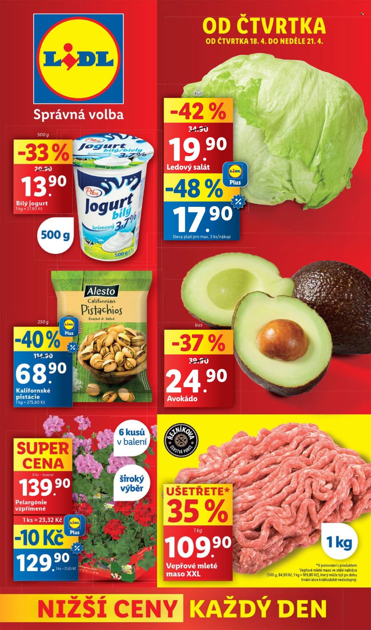 Leták Lidl - 18.4.2024 - 21.4.2024. Strana 1