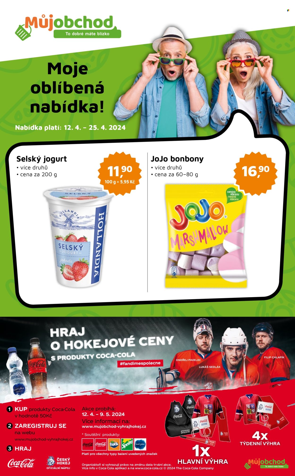 Leták Můj obchod - 12.4.2024 - 25.4.2024. Strana 1