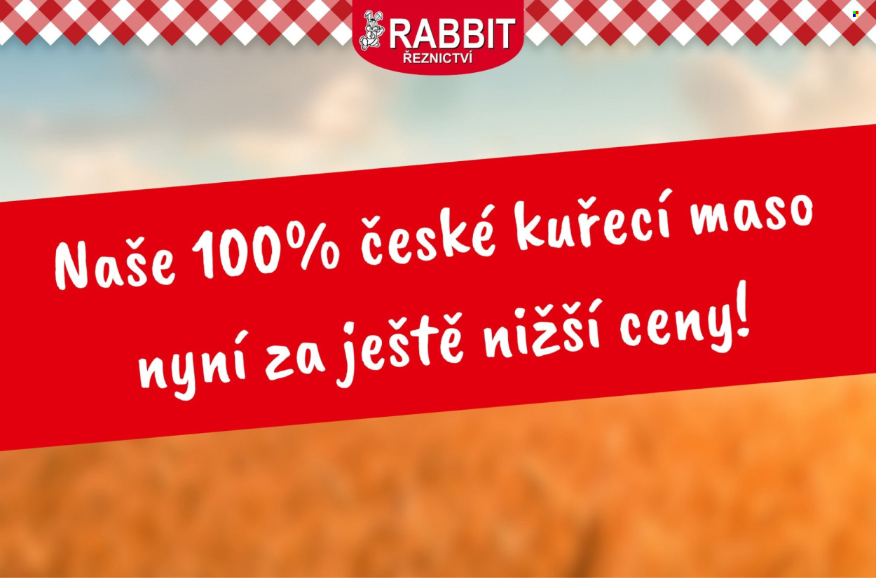 Leták RABBIT řeznictví. Strana 1