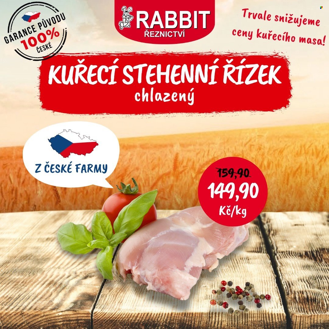 Leták RABBIT řeznictví. Strana 3
