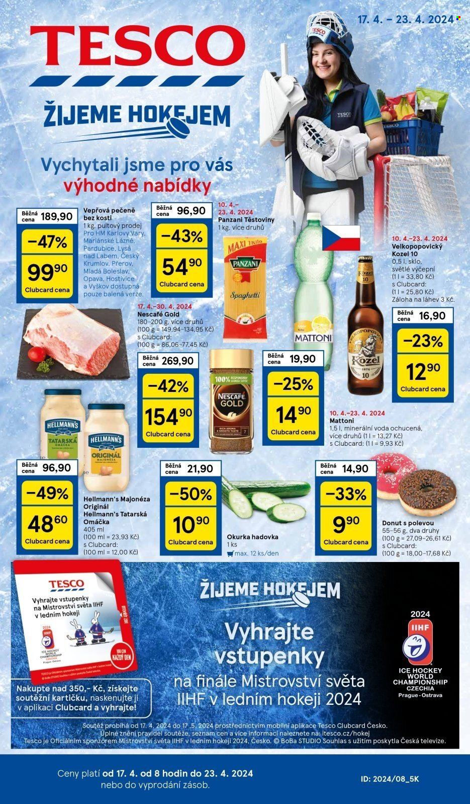 Leták TESCO - 17.4.2024 - 23.4.2024. Strana 1