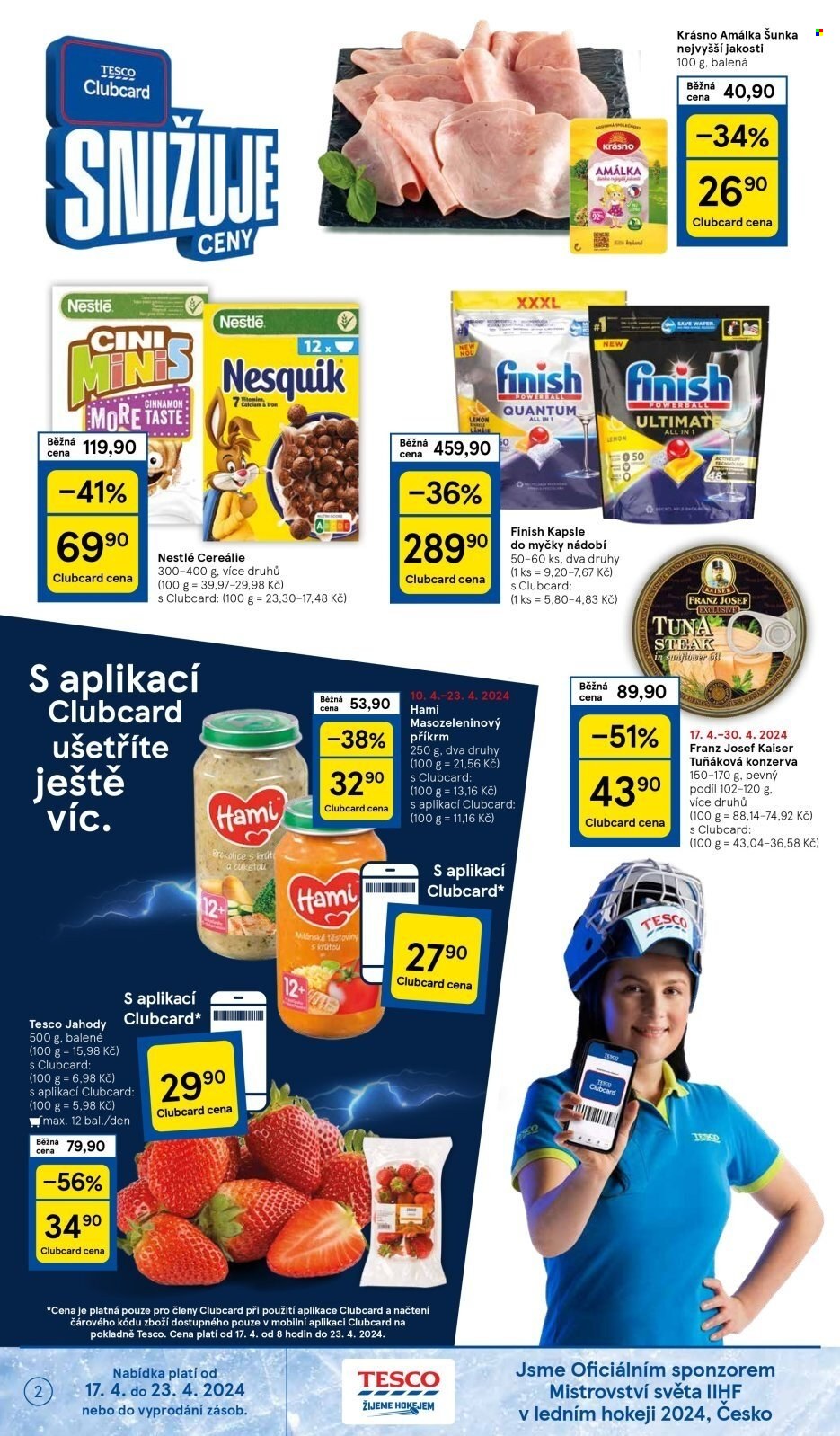 Leták TESCO supermarket - 17.4.2024 - 23.4.2024. Strana 2