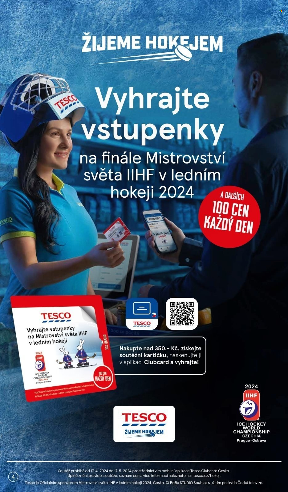 Leták TESCO supermarket - 17.4.2024 - 23.4.2024. Strana 4