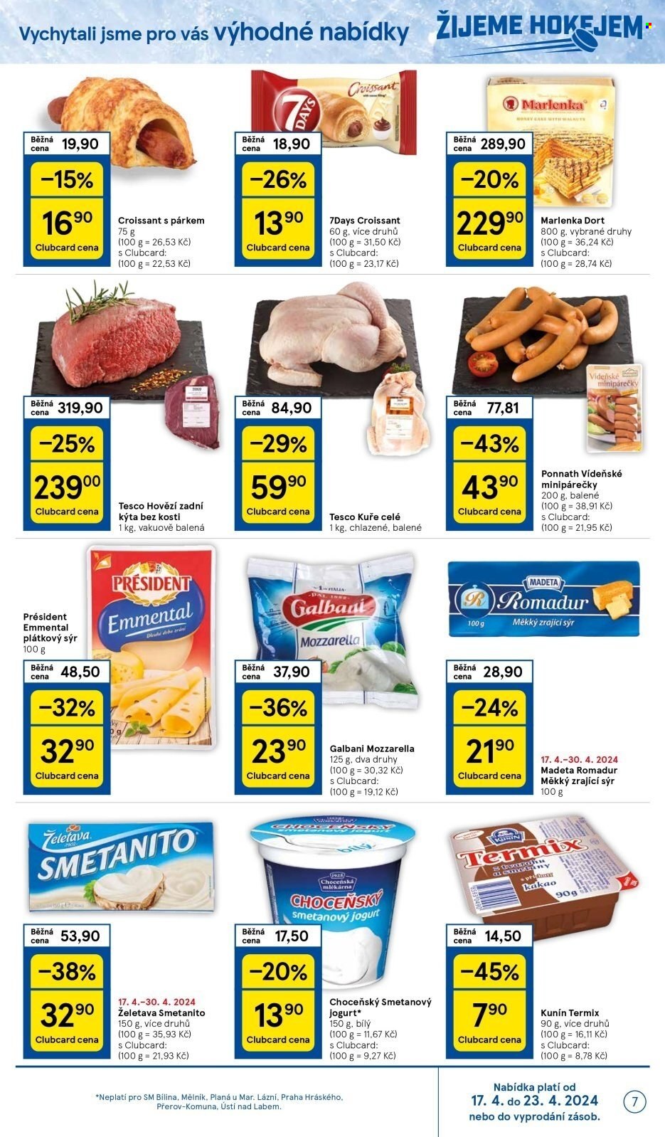 Leták TESCO supermarket - 17.4.2024 - 23.4.2024. Strana 7