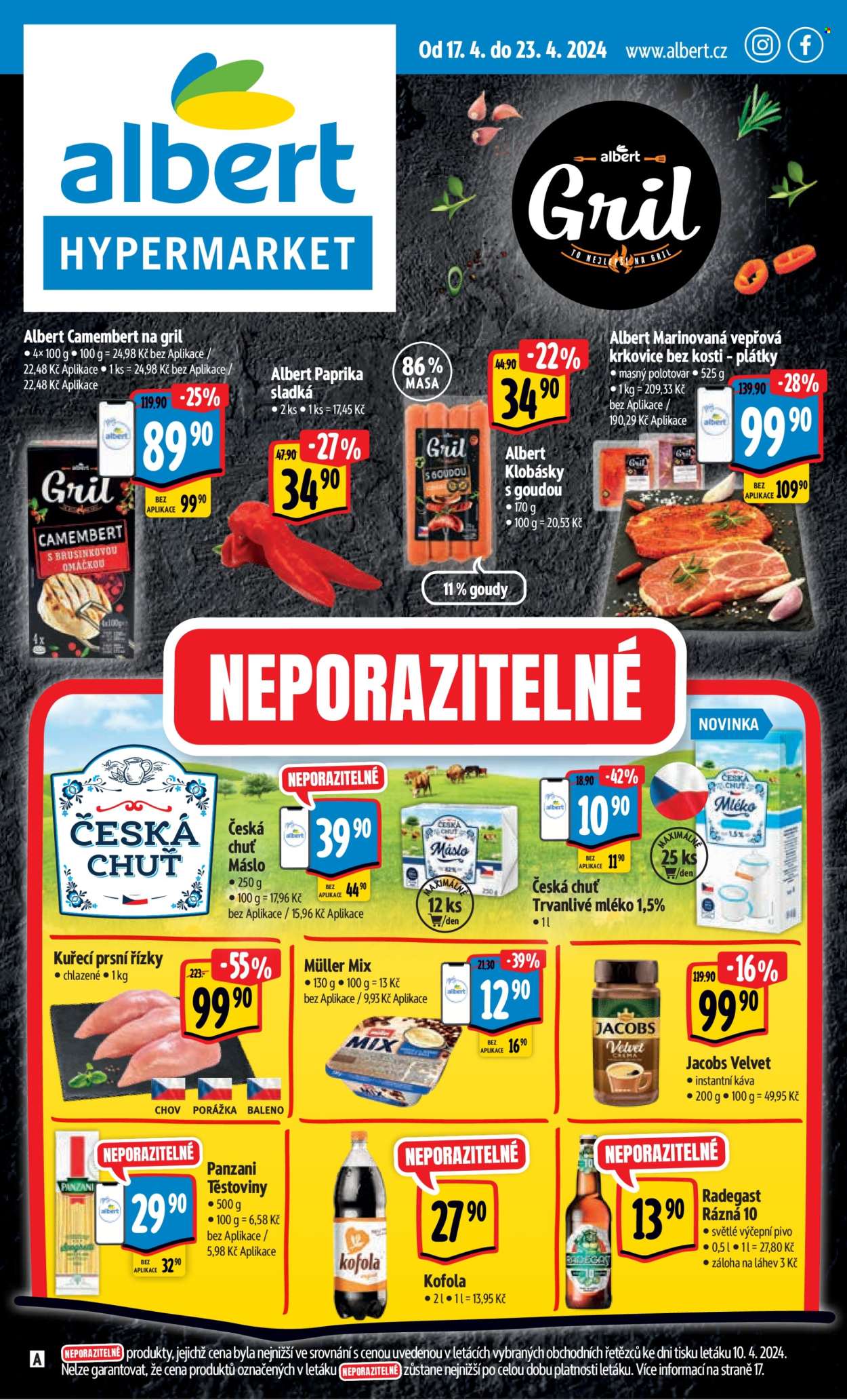 Leták Albert Hypermarket - 17.4.2024 - 23.4.2024. Strana 1