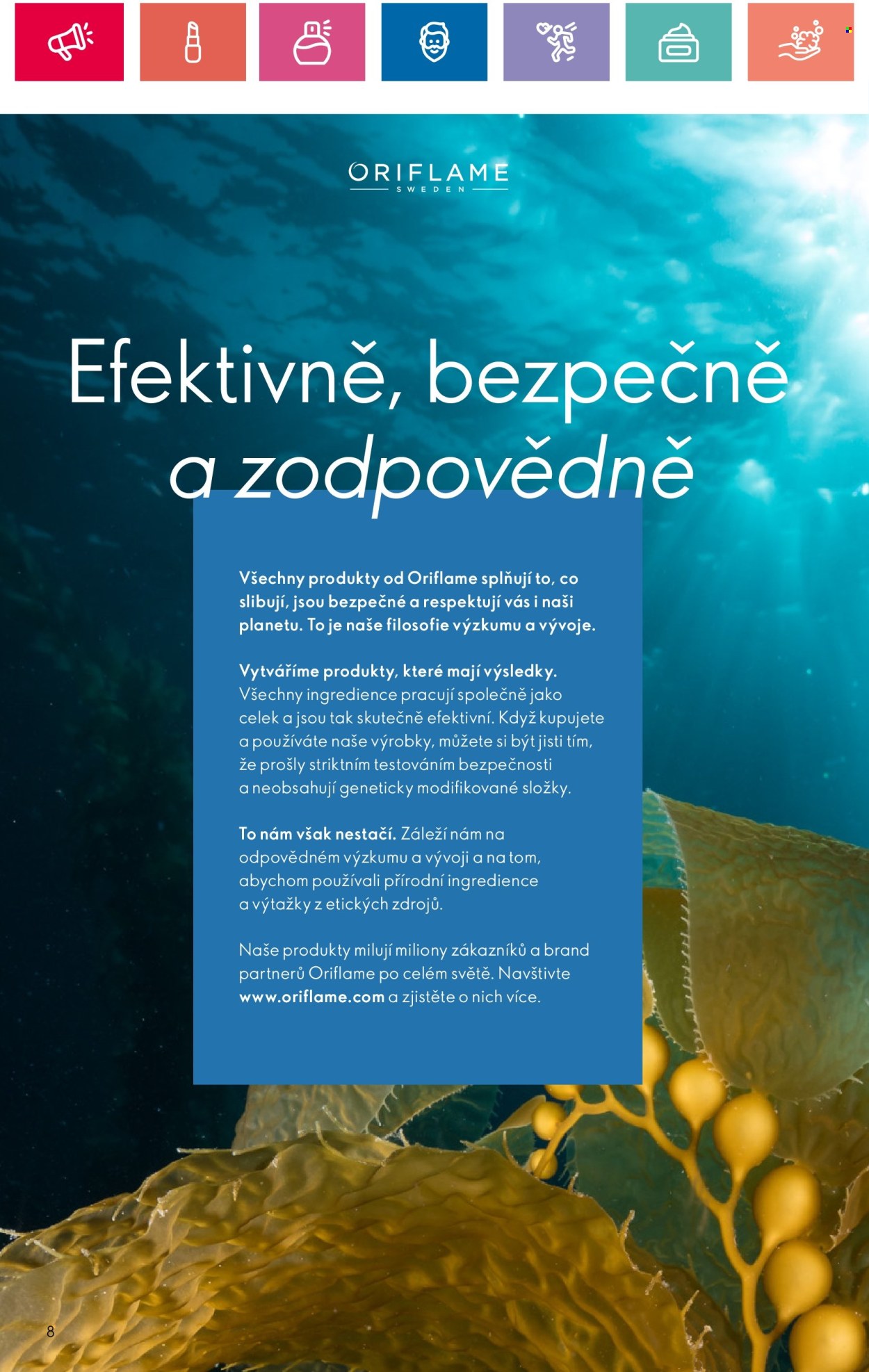 Leták ORIFLAME - 16.4.2024 - 6.5.2024. Strana 8