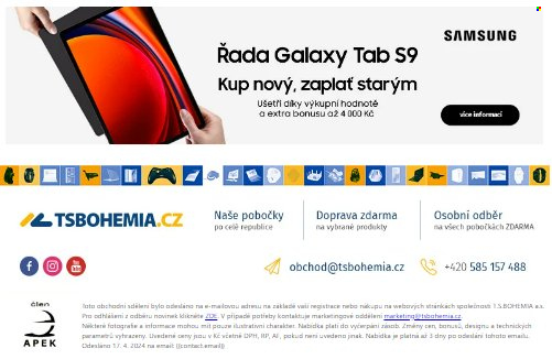 Leták T.S. BOHEMIA - 17.4.2024 - 19.4.2024. Strana 8