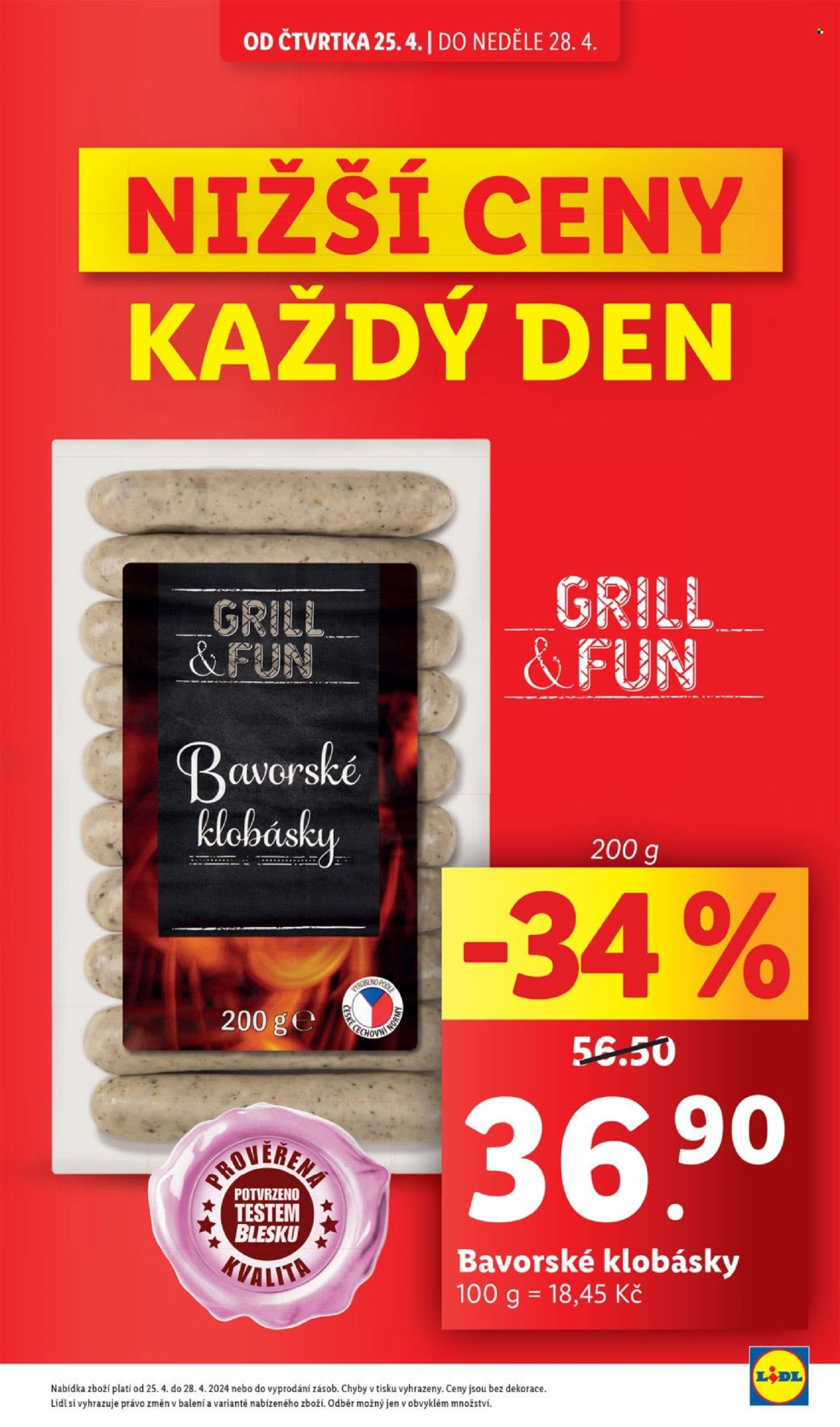 Leták Lidl - 25.4.2024 - 28.4.2024. Strana 7