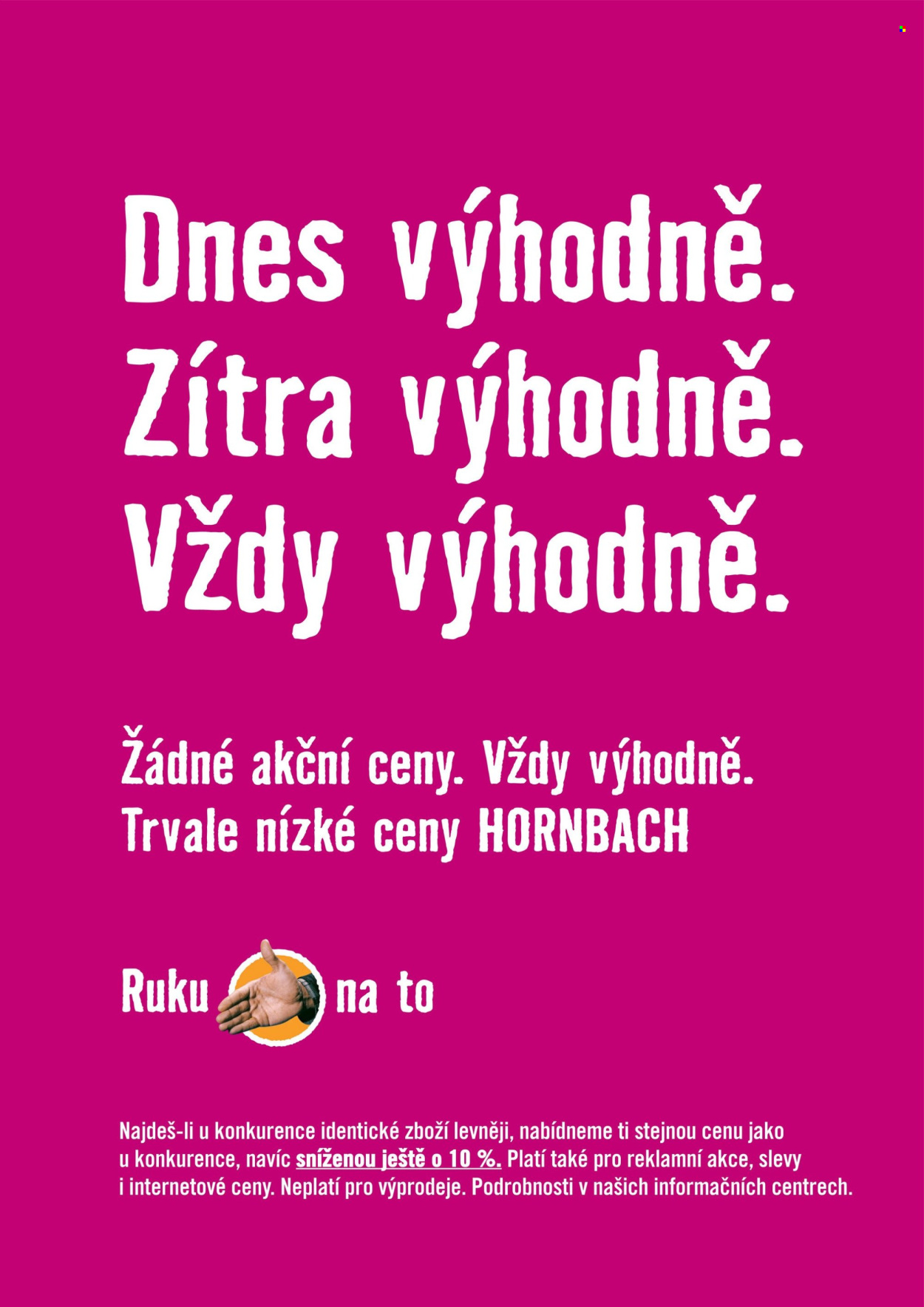 Leták HORNBACH. Strana 9