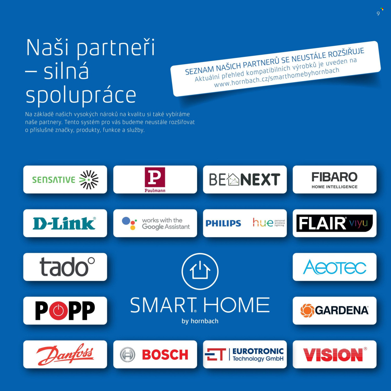Leták HORNBACH. Strana 9