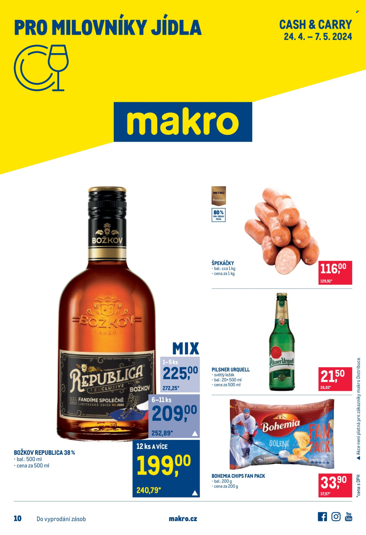 Leták MAKRO - 24.4.2024 - 7.5.2024. Strana 1