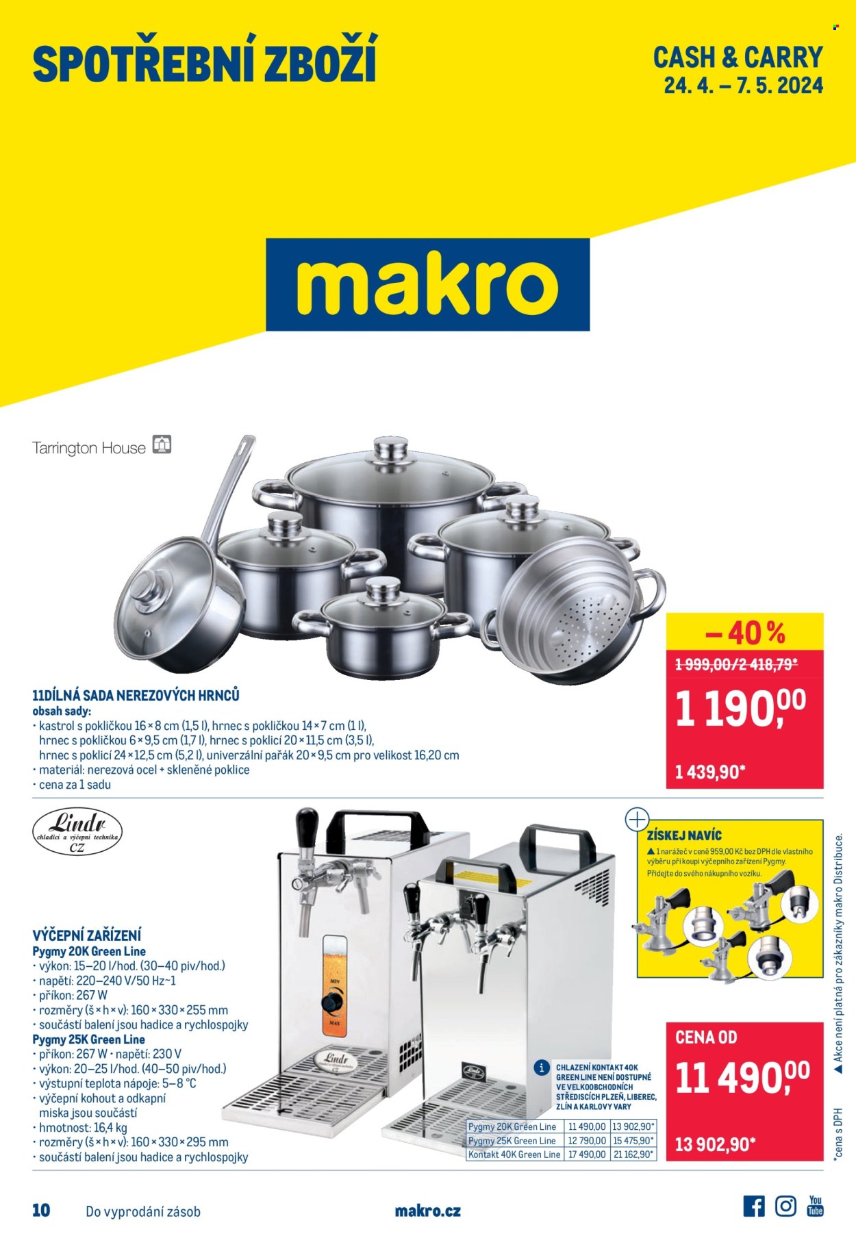 Leták MAKRO - 24.4.2024 - 7.5.2024. Strana 1