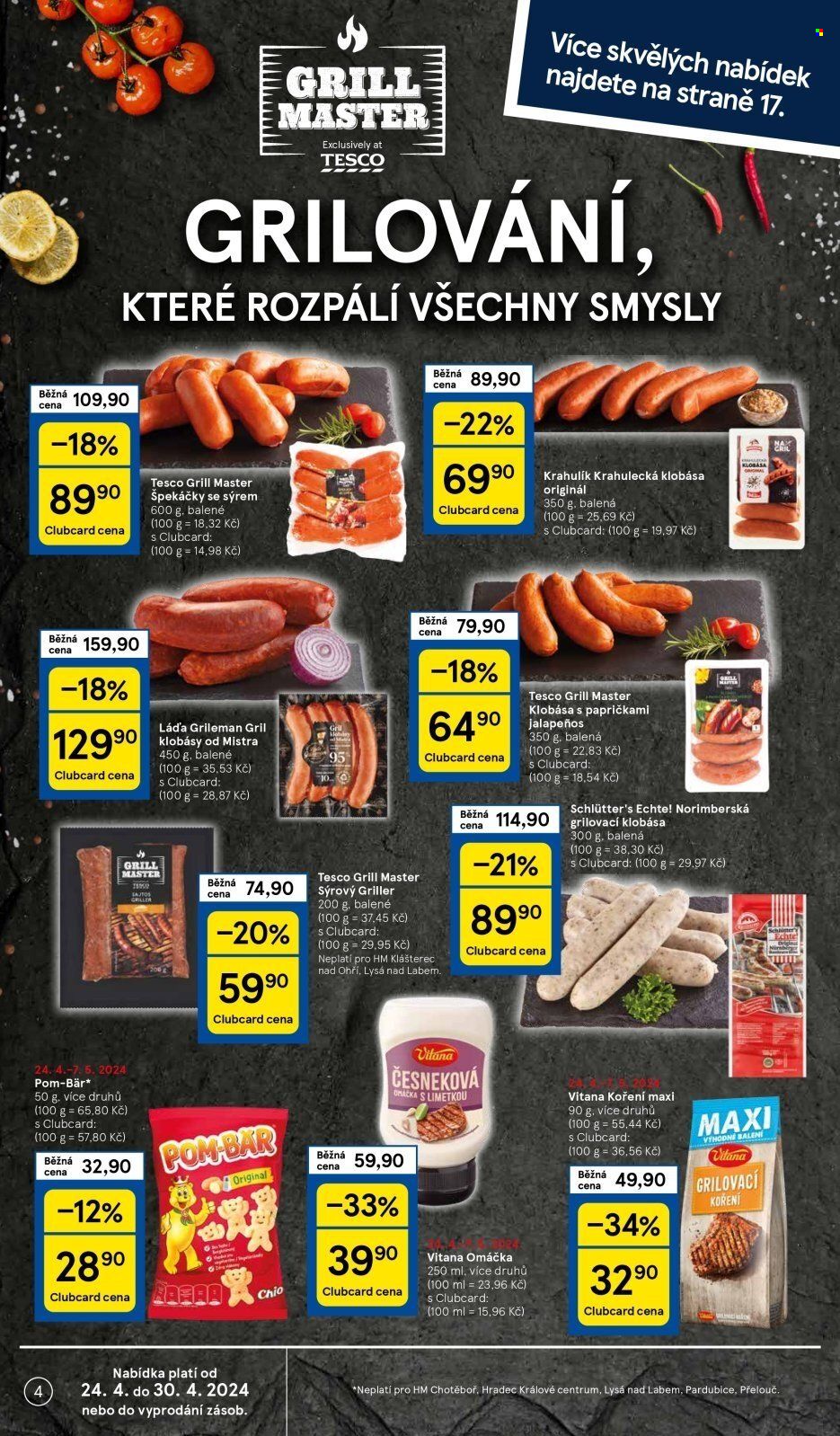 Leták TESCO - 24.4.2024 - 30.4.2024. Strana 4
