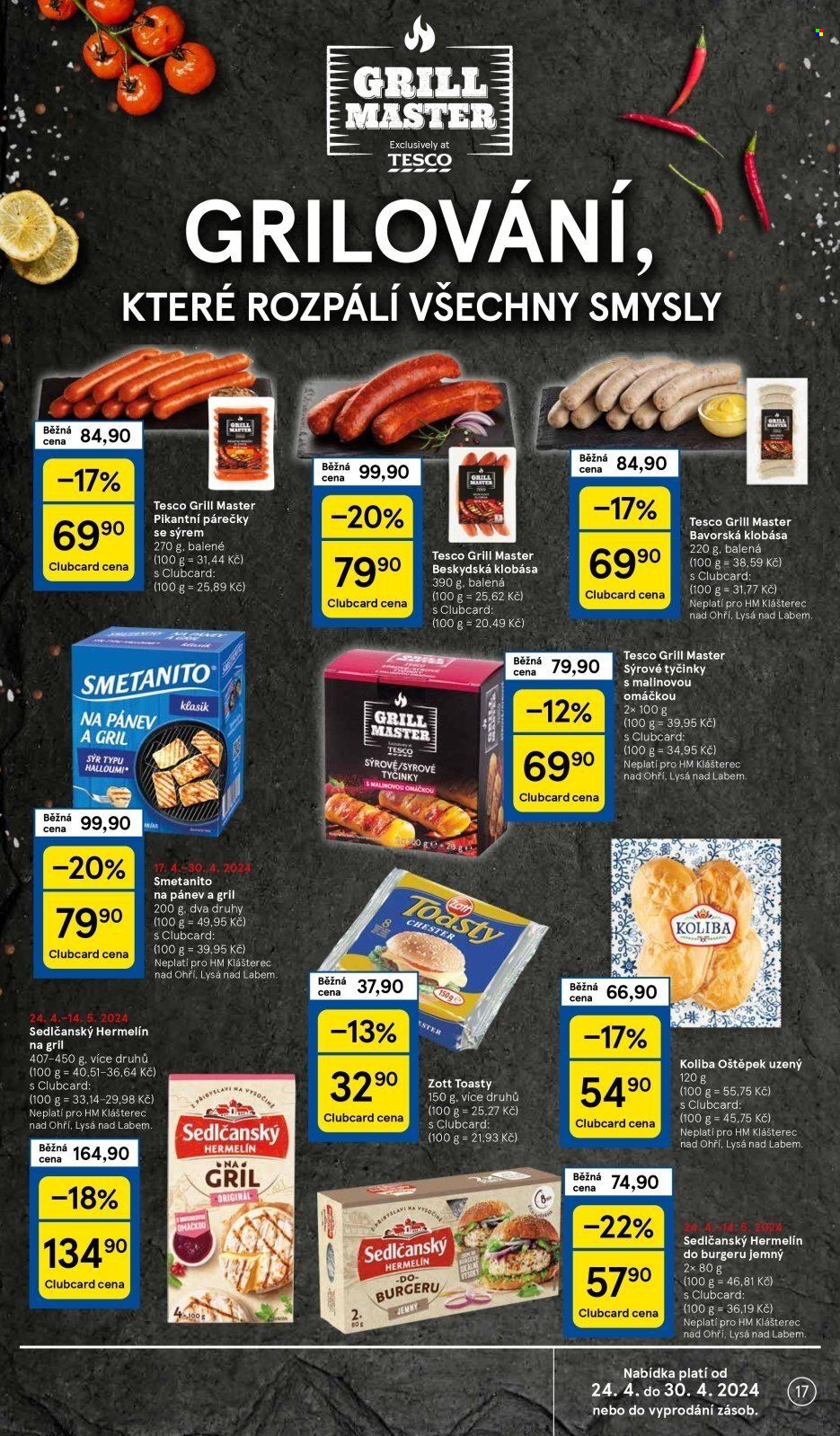 Leták TESCO - 24.4.2024 - 30.4.2024. Strana 17