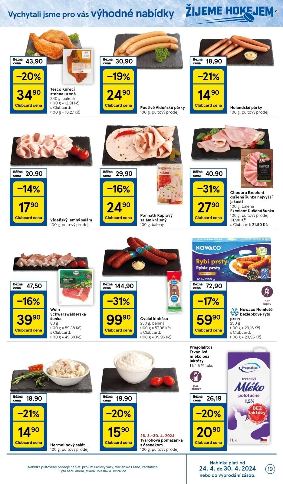 Leták TESCO - 24.4.2024 - 30.4.2024. Strana 19