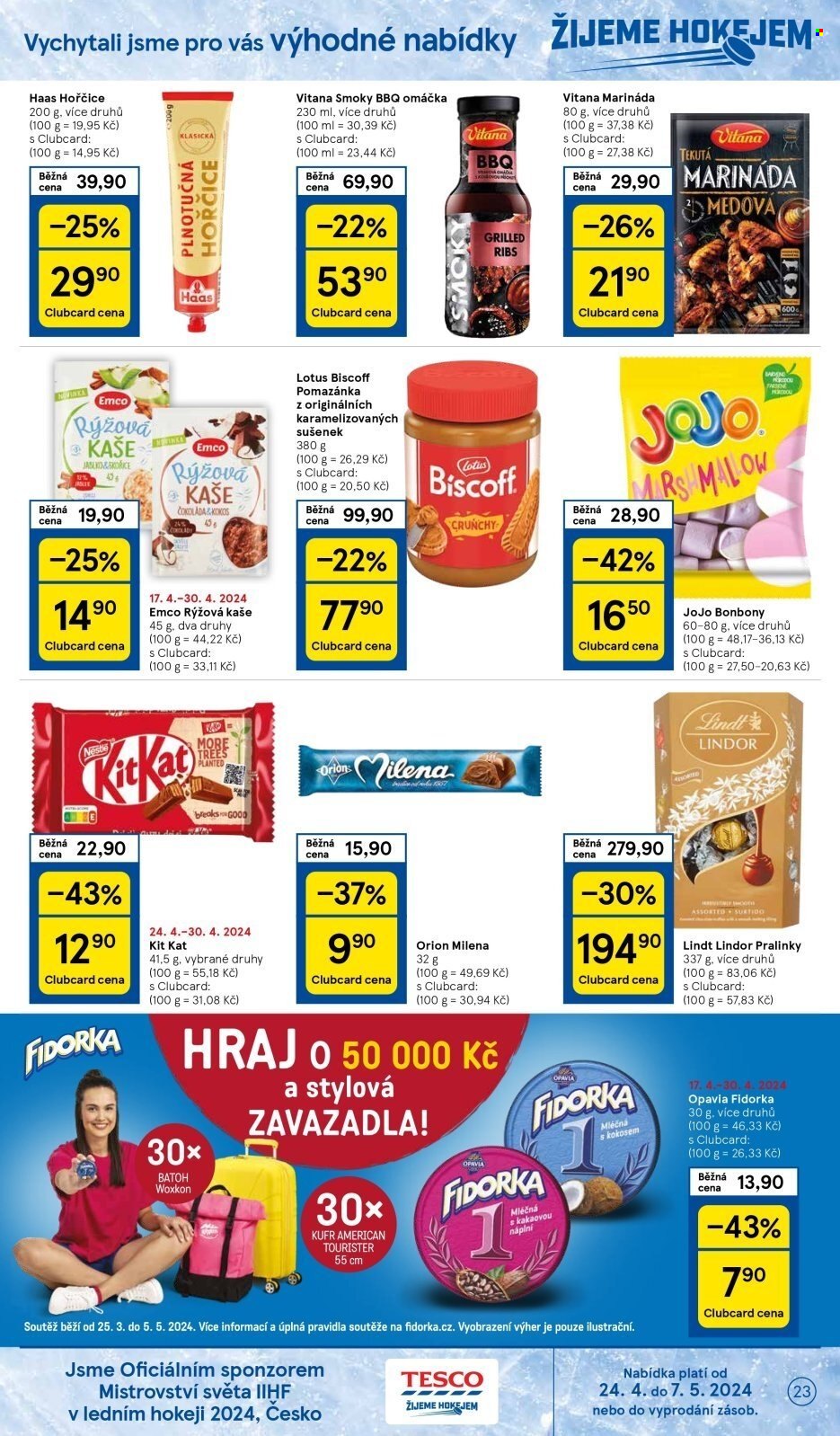 Leták TESCO - 24.4.2024 - 30.4.2024. Strana 23