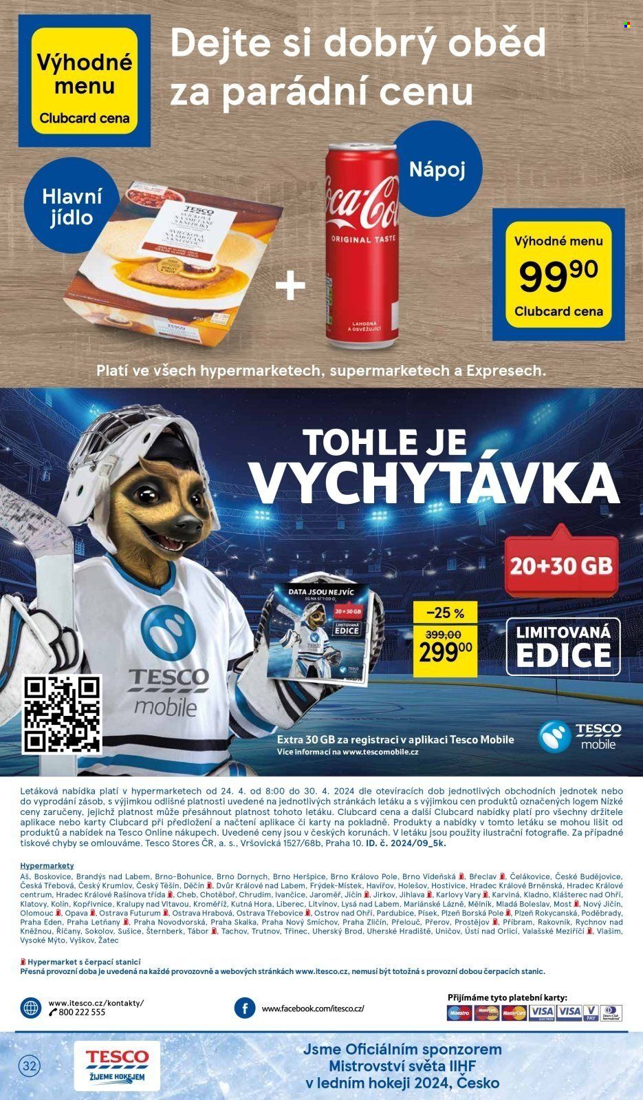 Leták TESCO - 24.4.2024 - 30.4.2024. Strana 32
