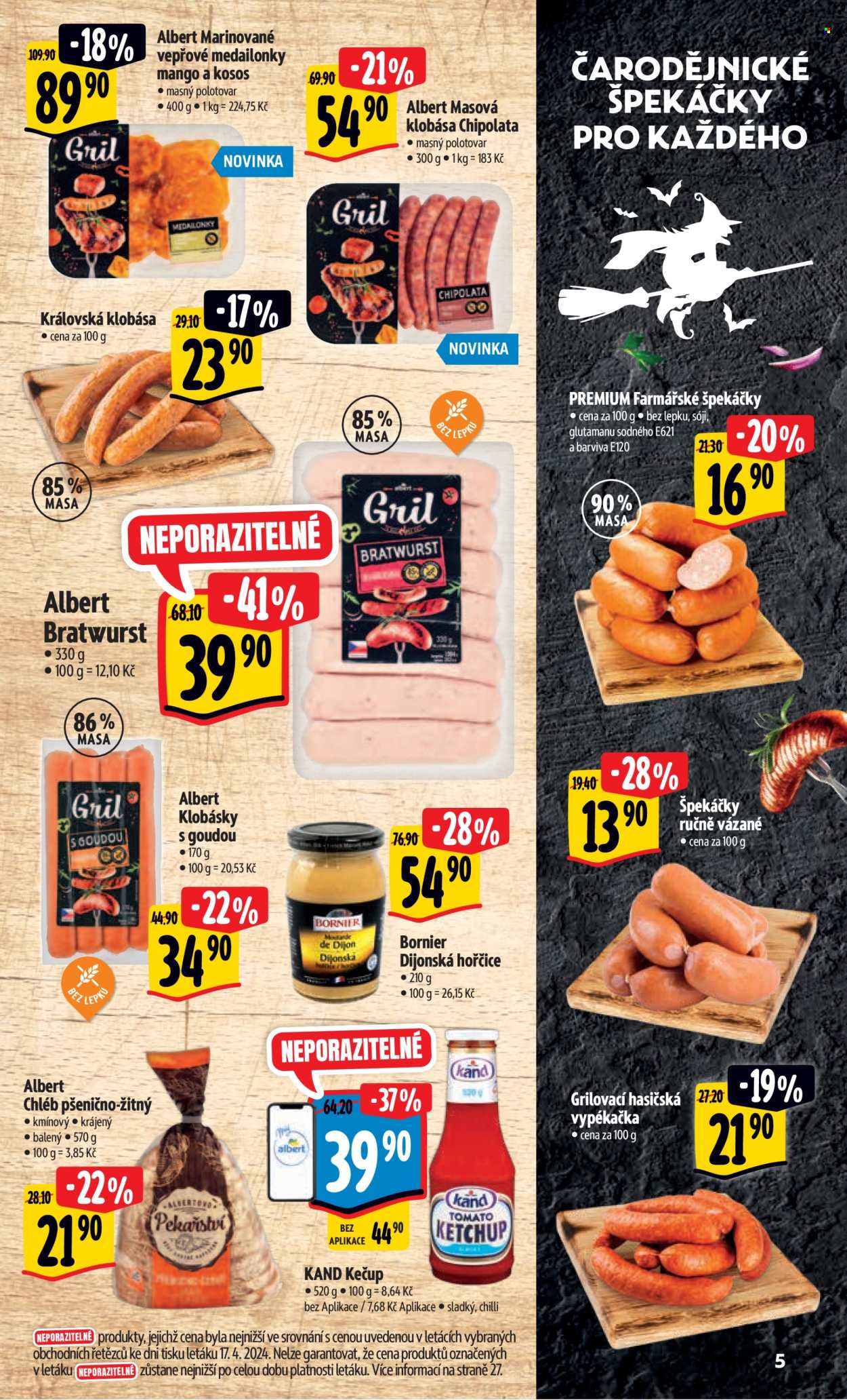 Leták Albert Hypermarket - 24.4.2024 - 30.4.2024. Strana 5